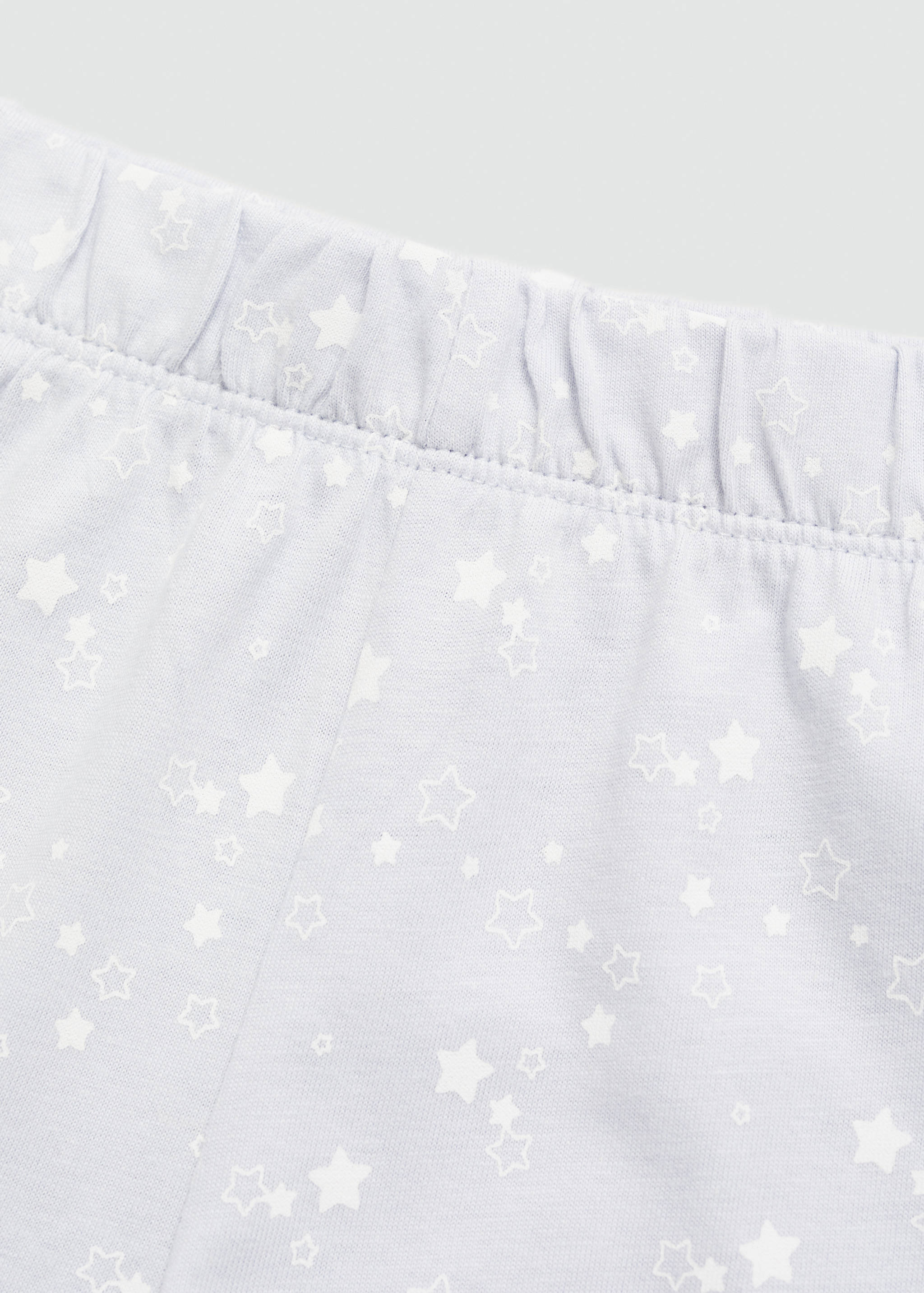 Long star-print pyjamas - Details of the article 0