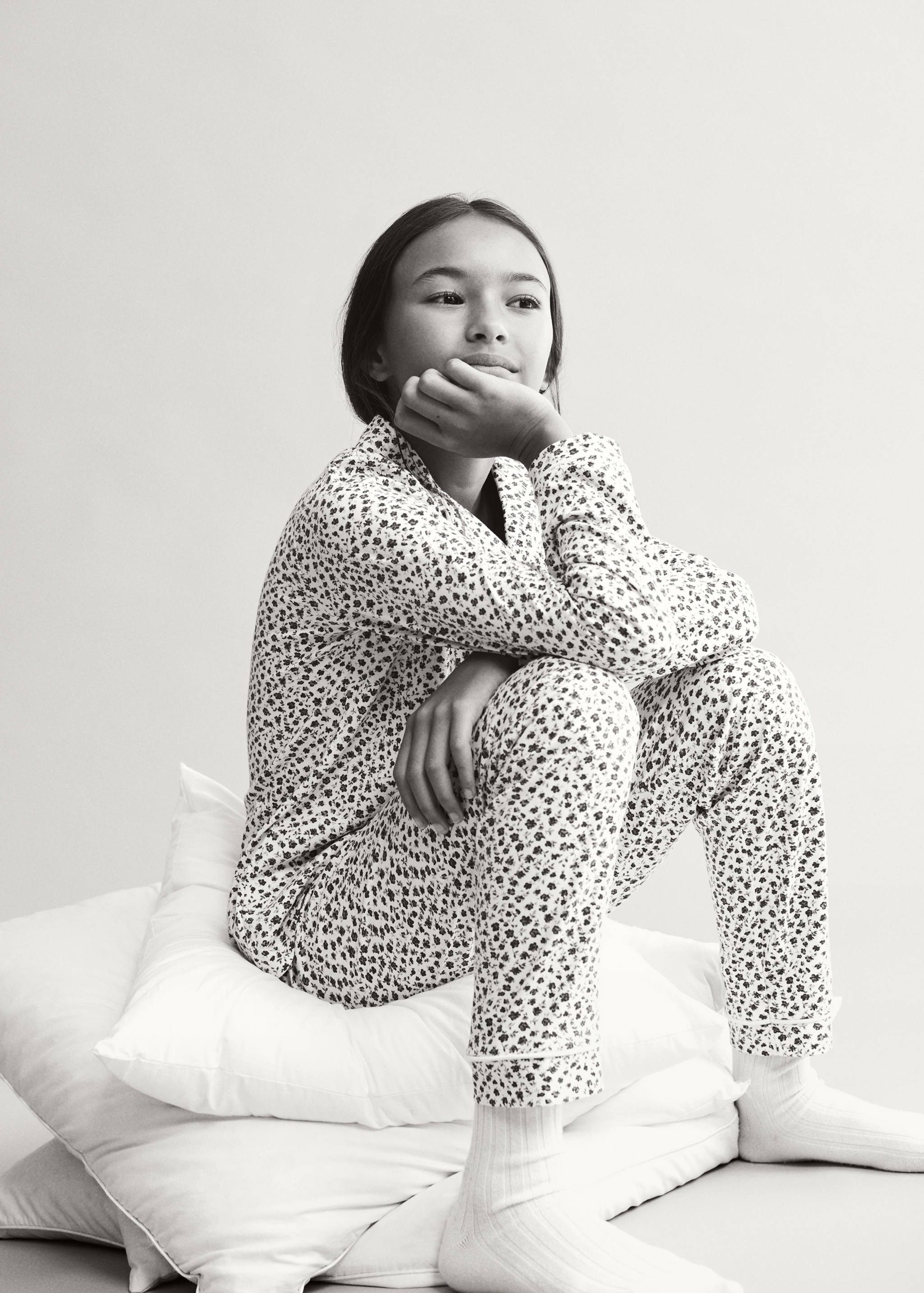 Piżama bawełniana w kwiaty - Szczegóły artykułu 6