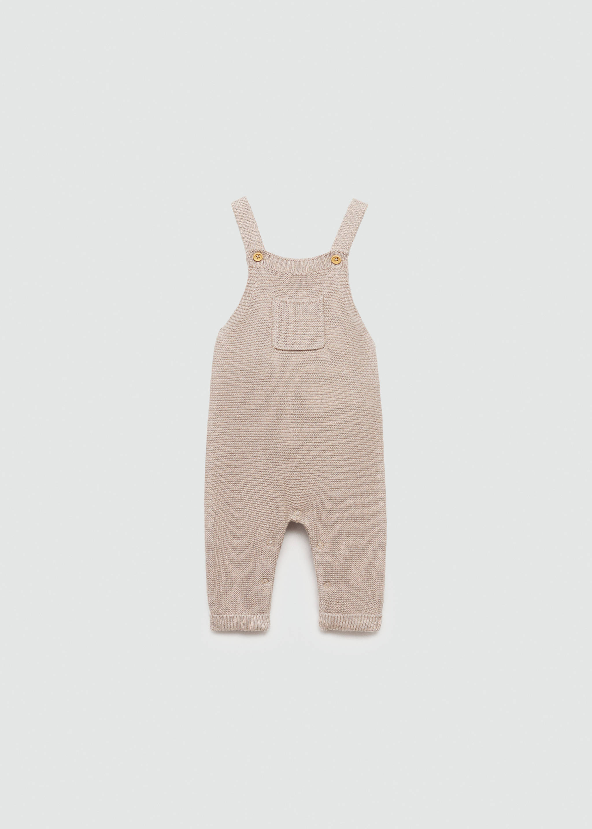Cotton knit dungarees - Article without model