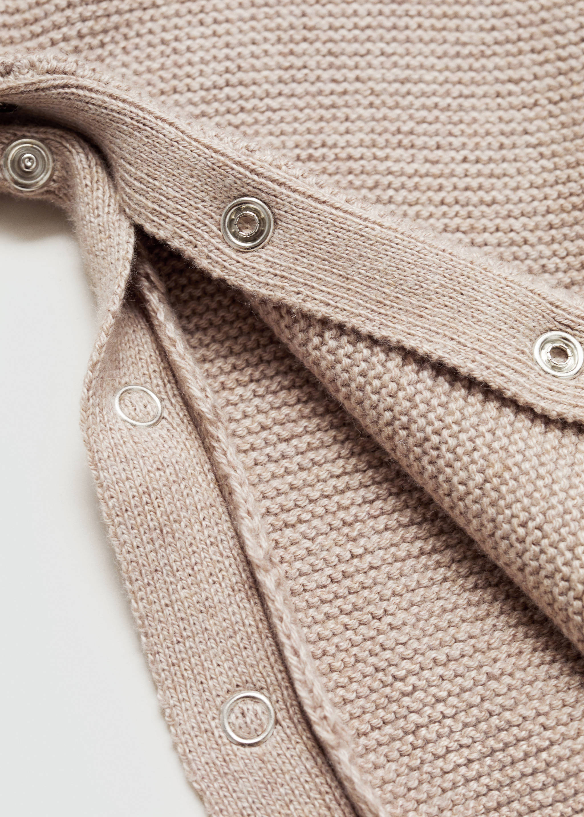 Cotton knit dungarees - Details of the article 0