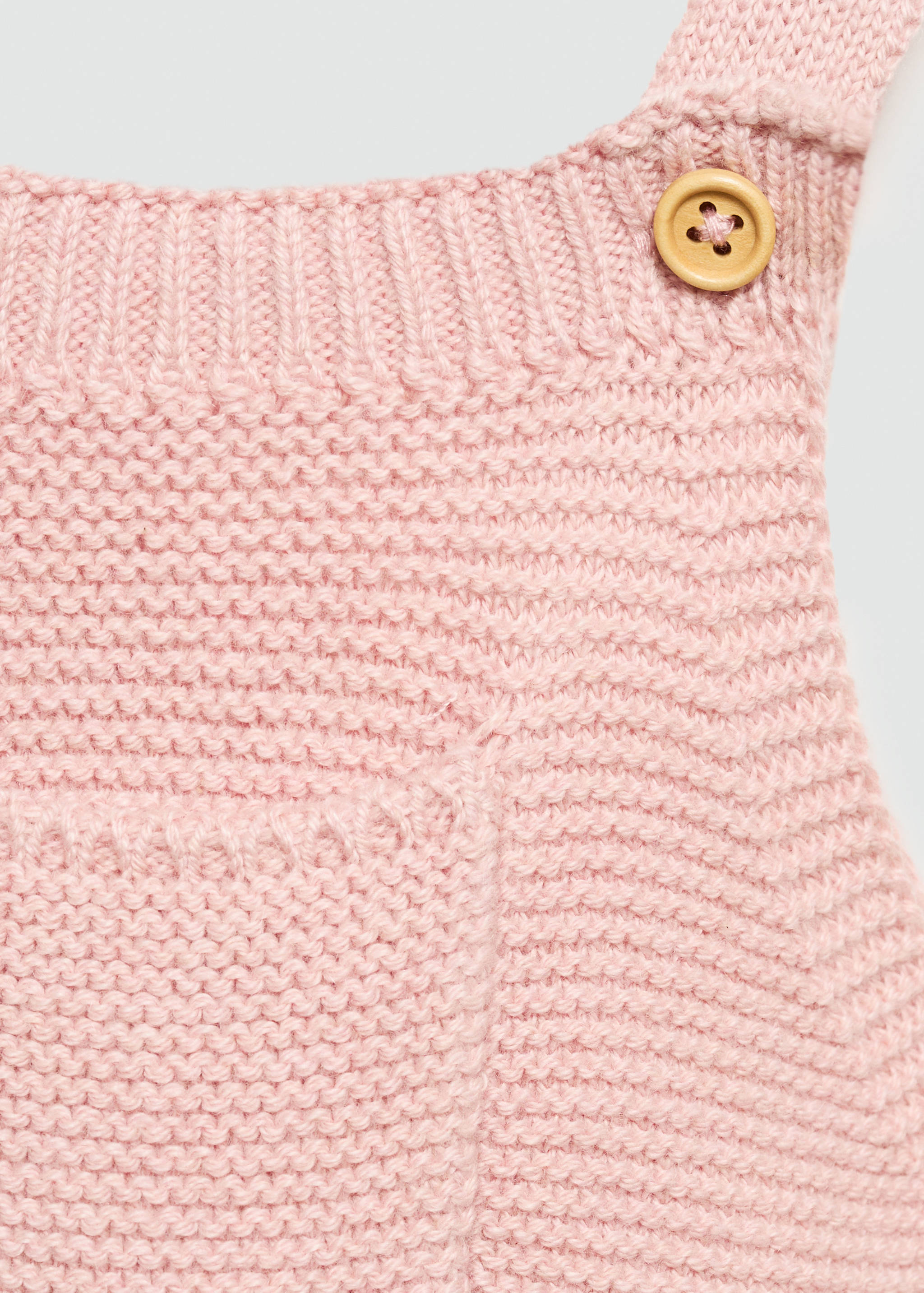 Cotton knit dungarees - Details of the article 8