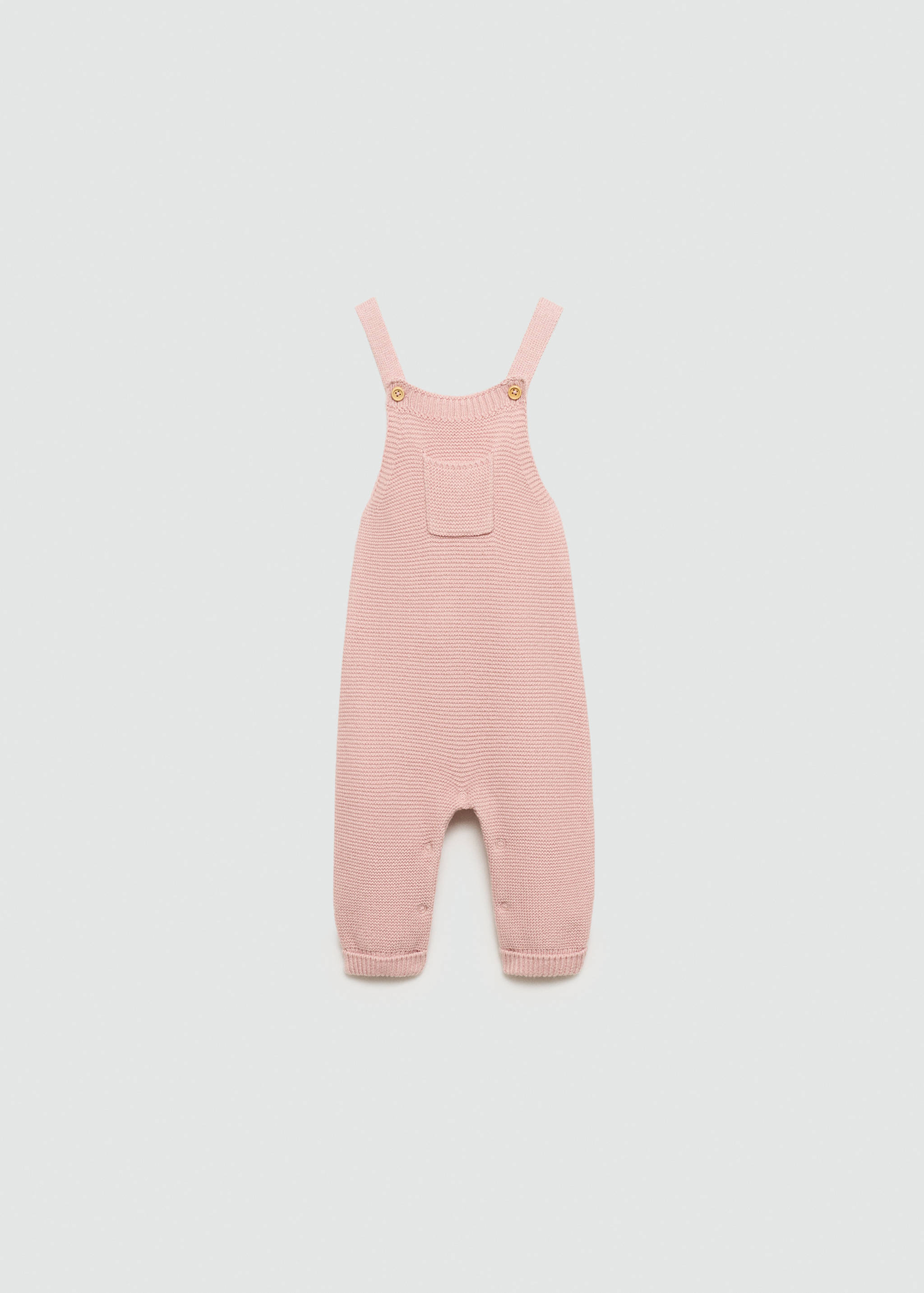 Cotton knit dungarees - Article without model