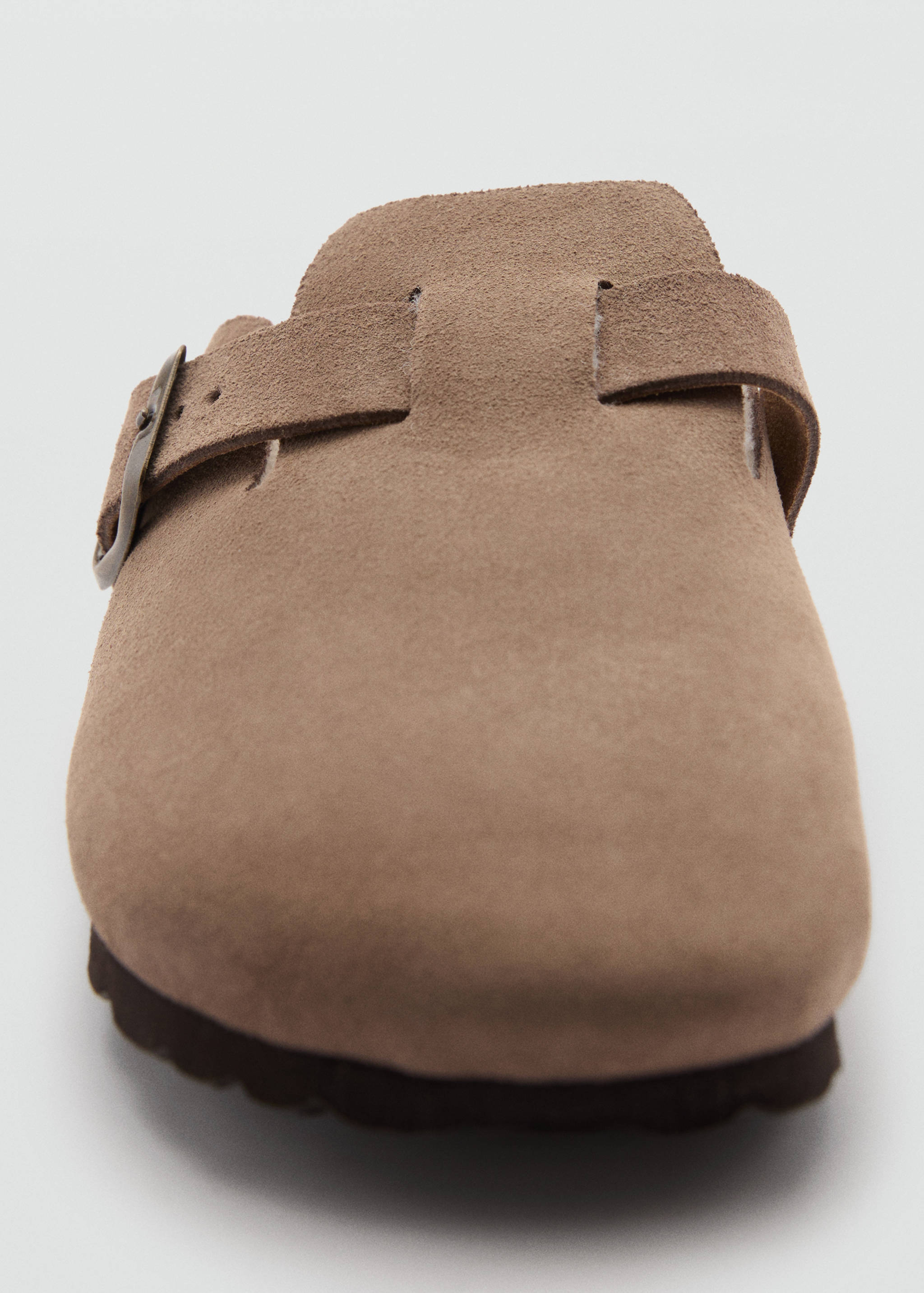 Sheepskin clogs with fur-effect lining - Details of the article 2