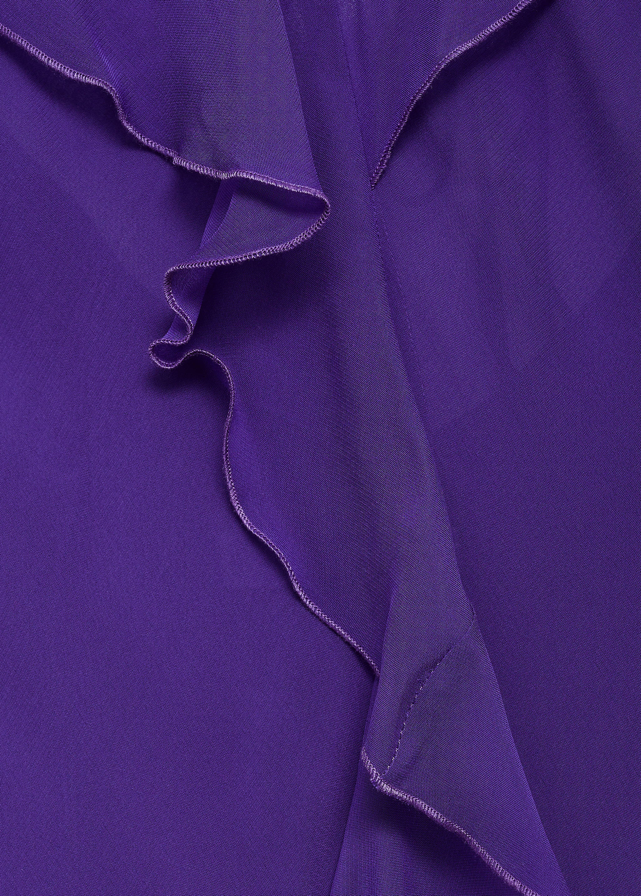 Ruffled chiffon dress - Details of the article 8