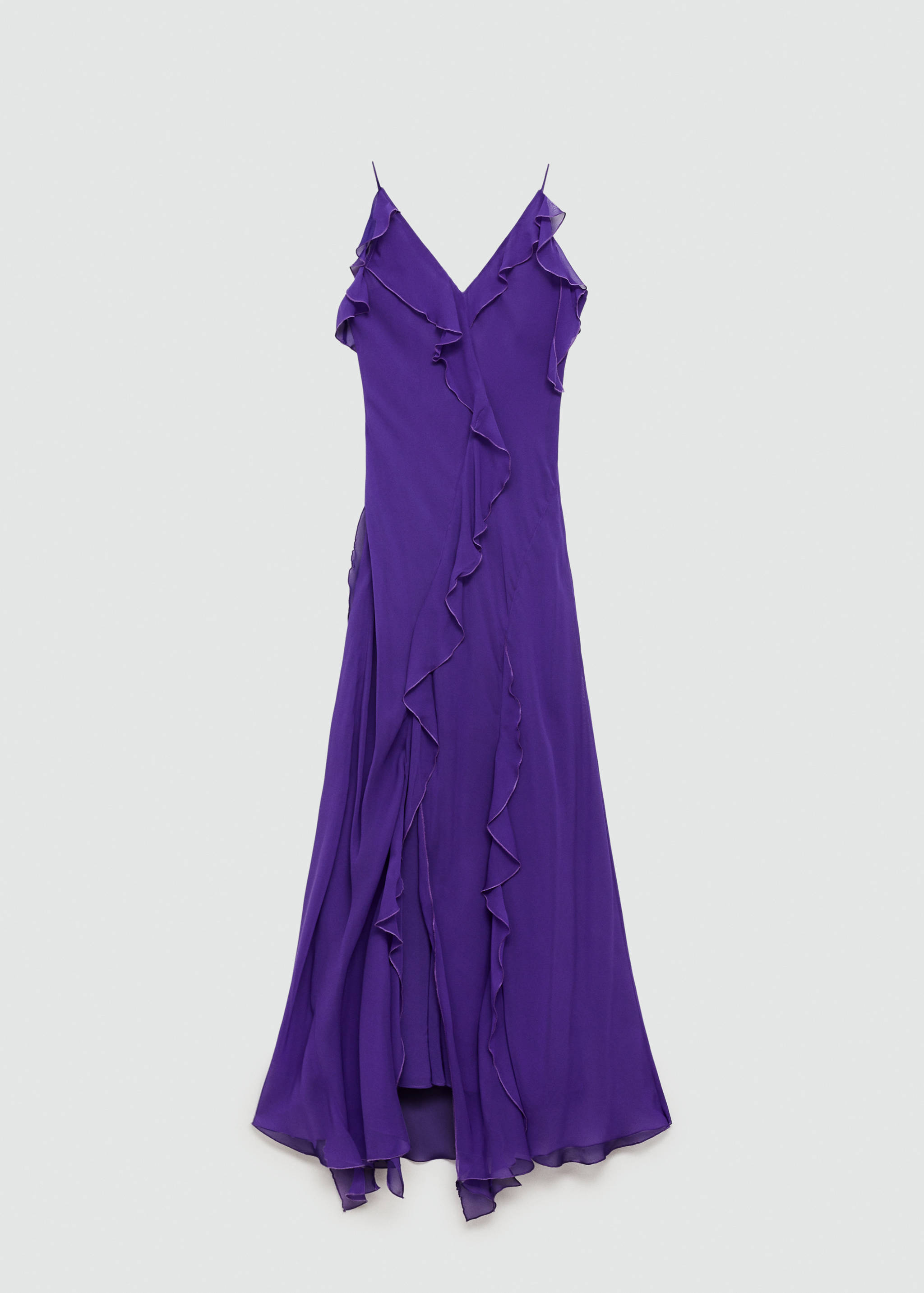 Ruffled chiffon dress - Article without model