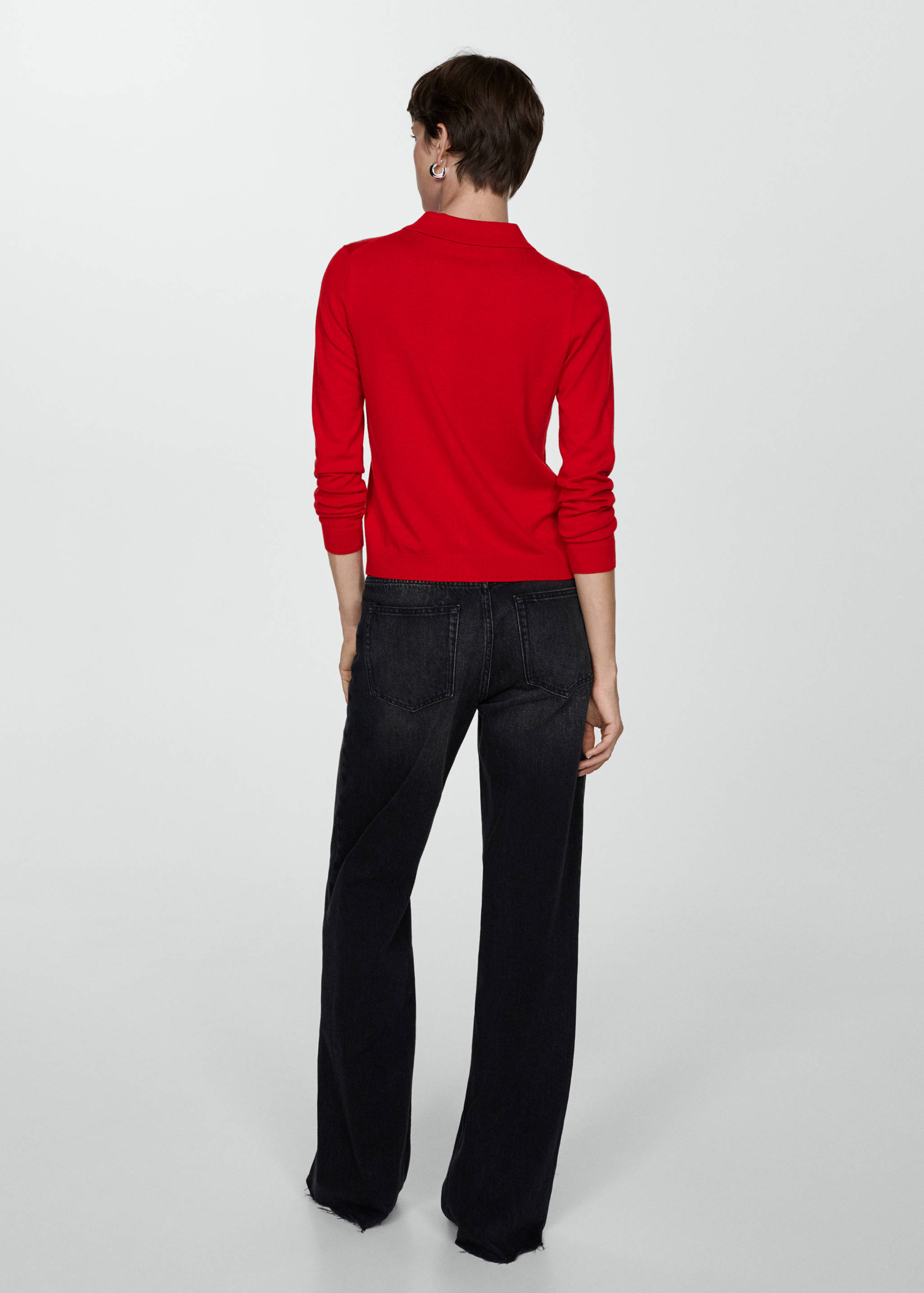 Cardigan col polo - Verso de l’article