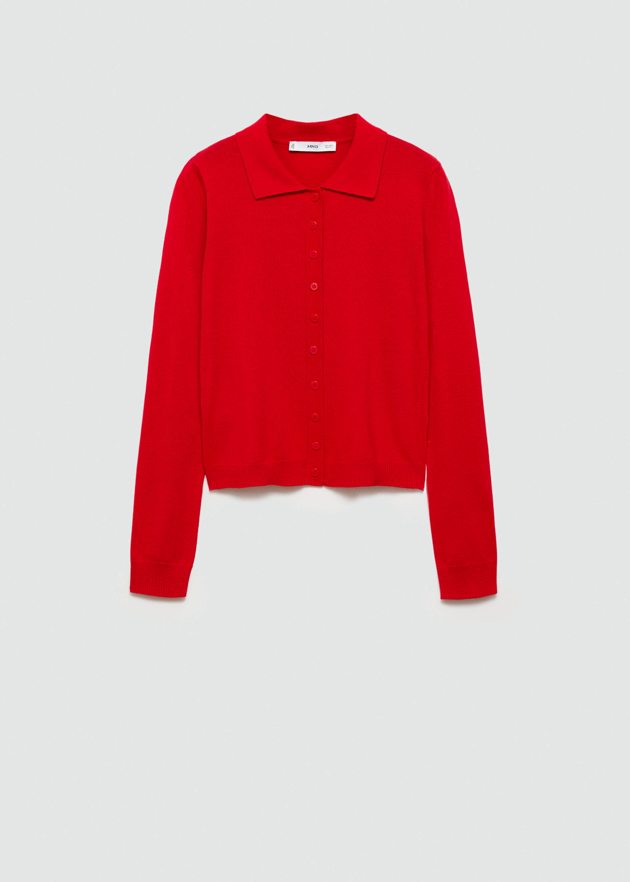 Polo-neck cardigan - Товар без моделі