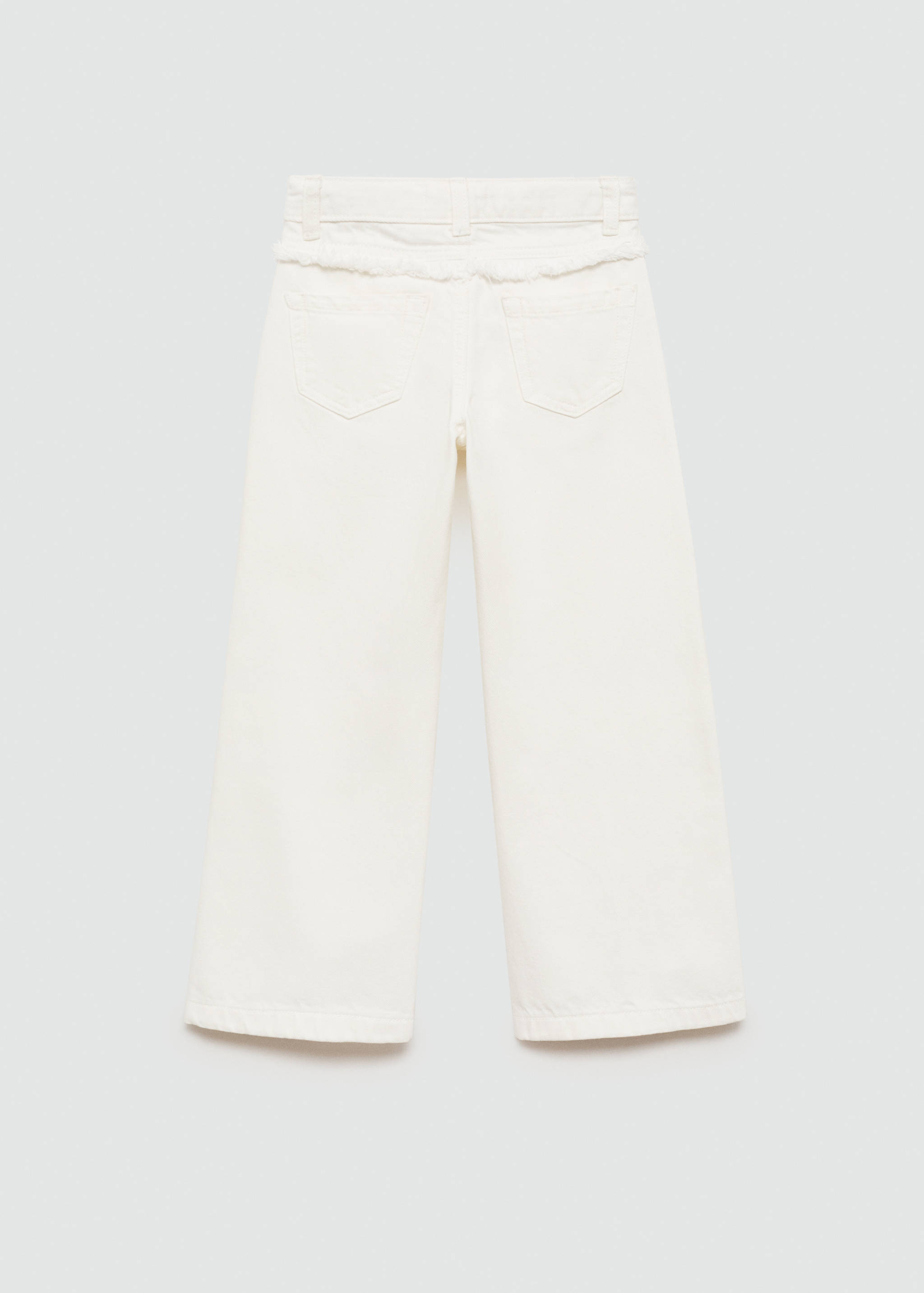 Jeans wide leg - Reverse of the article
