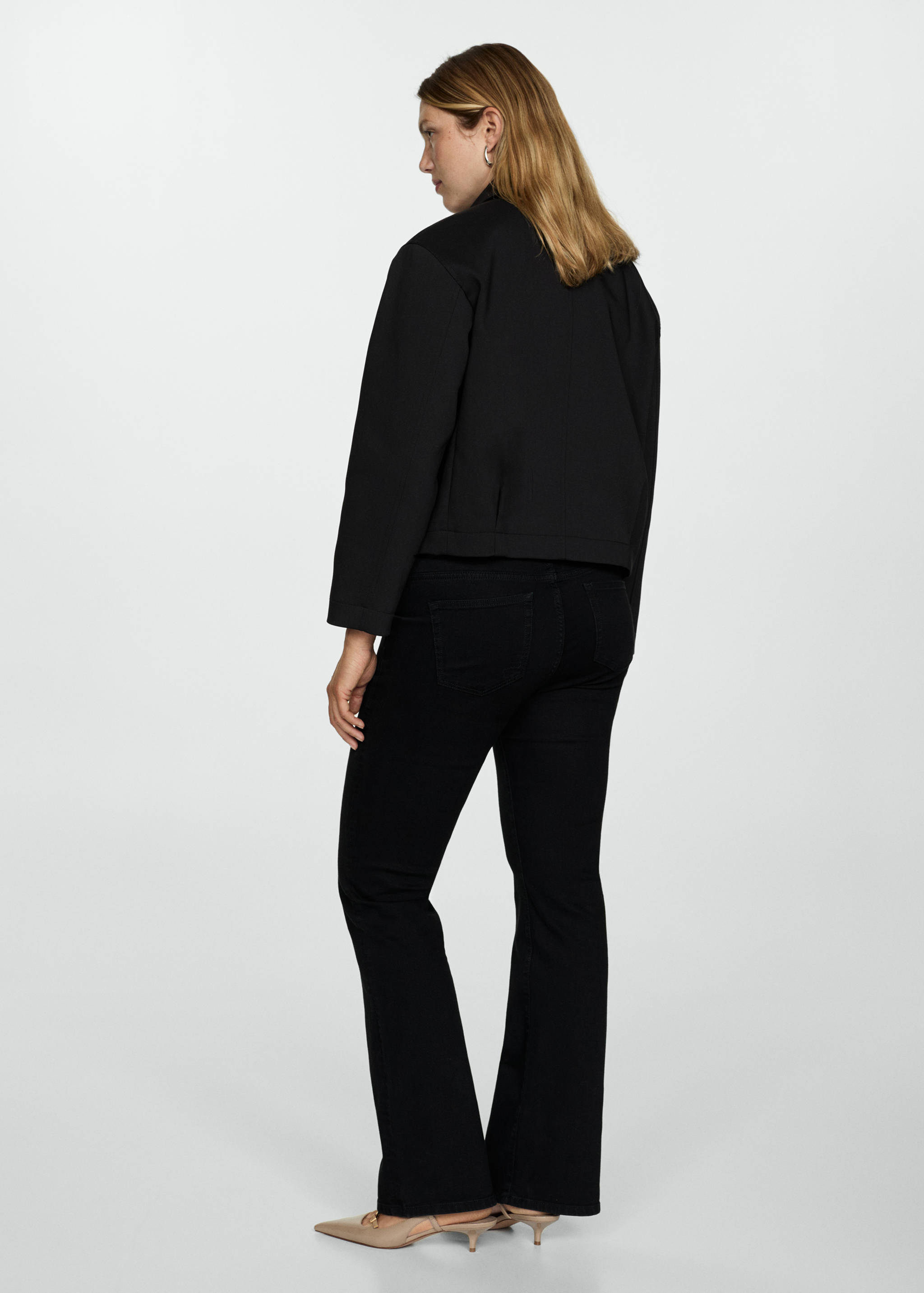 Jeans flare premamá - Reverso del artículo