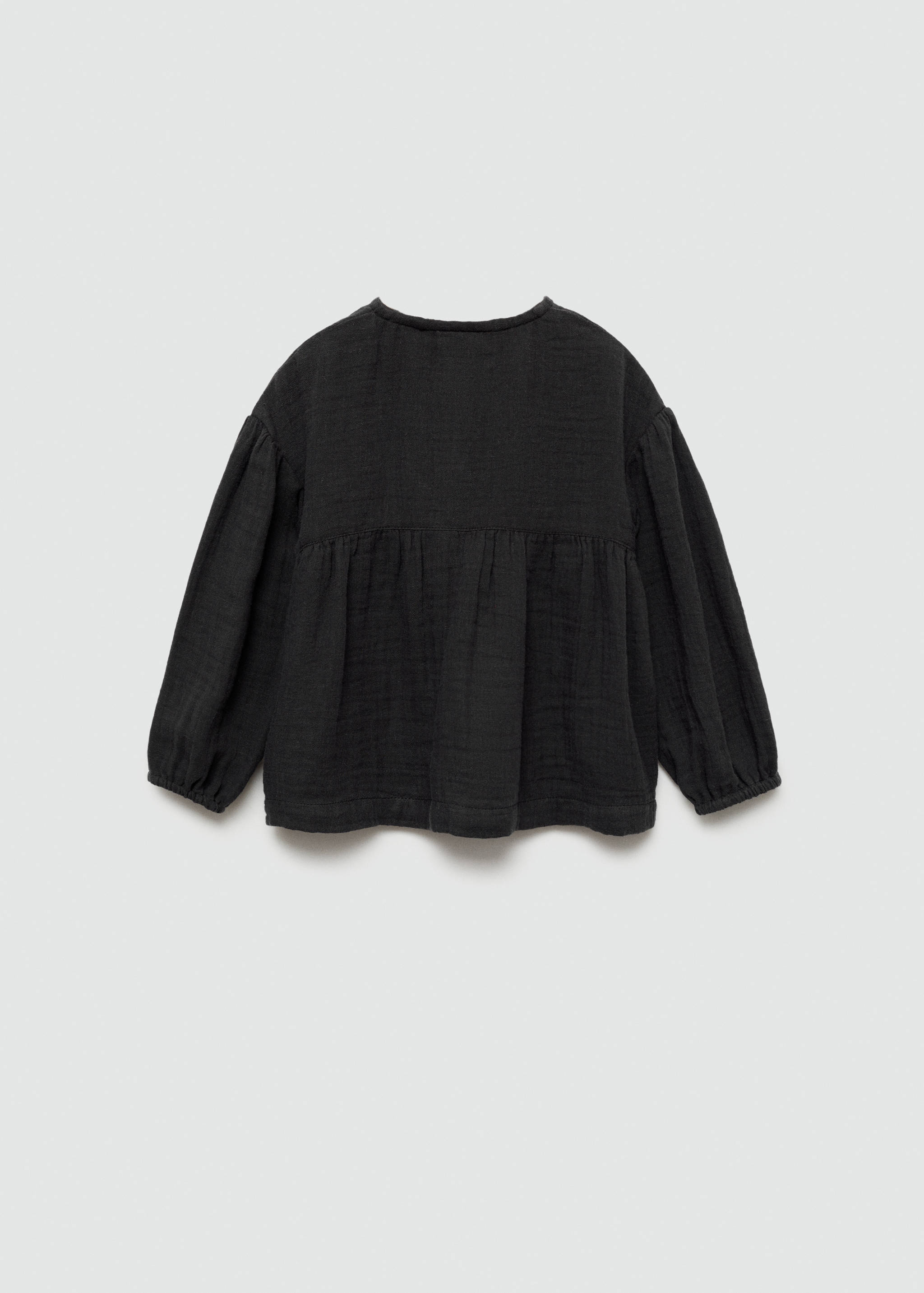 Cheesecloth cotton blouse - Reverse of the article