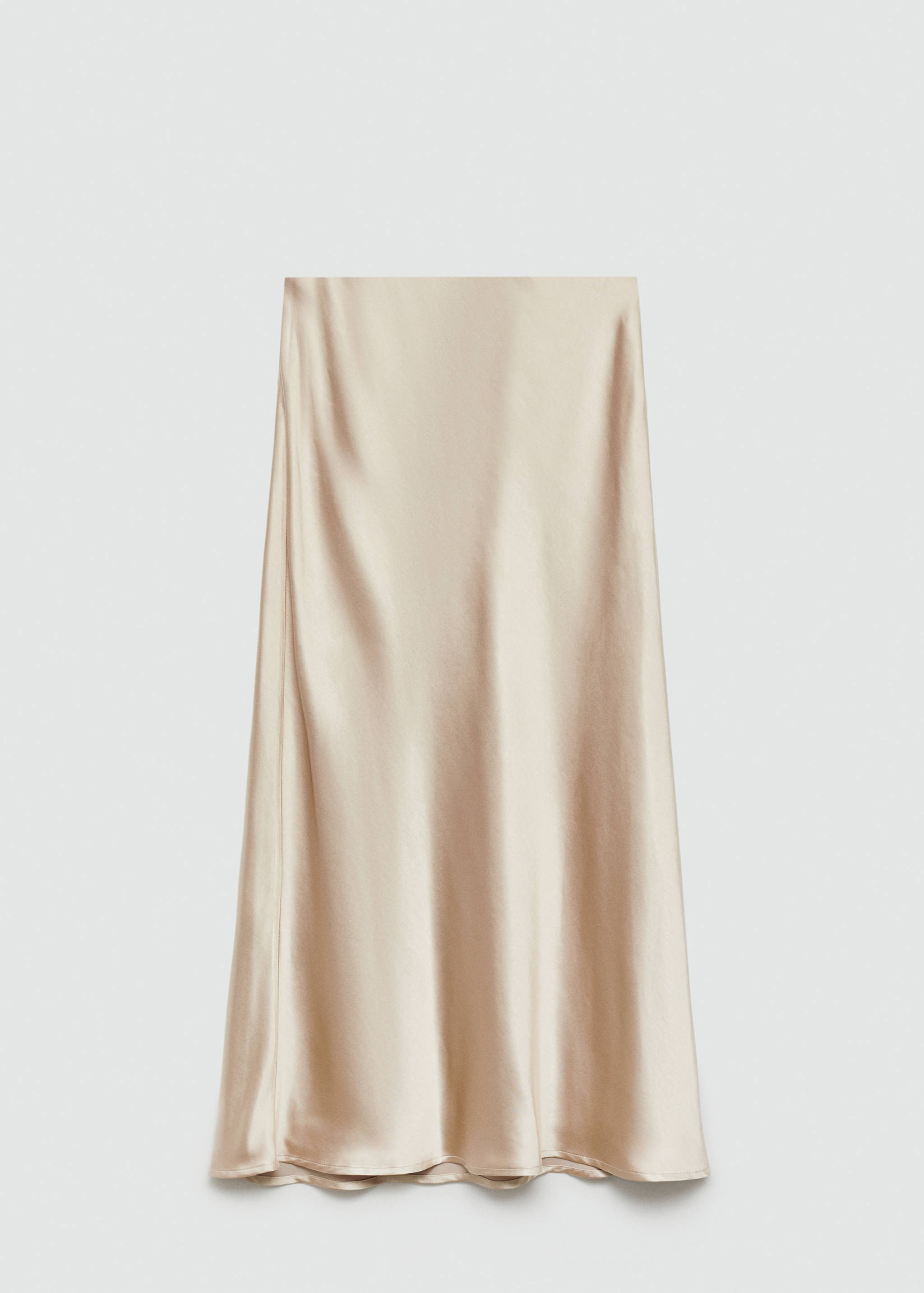 Falda midi satinada - Artículo sin modelo