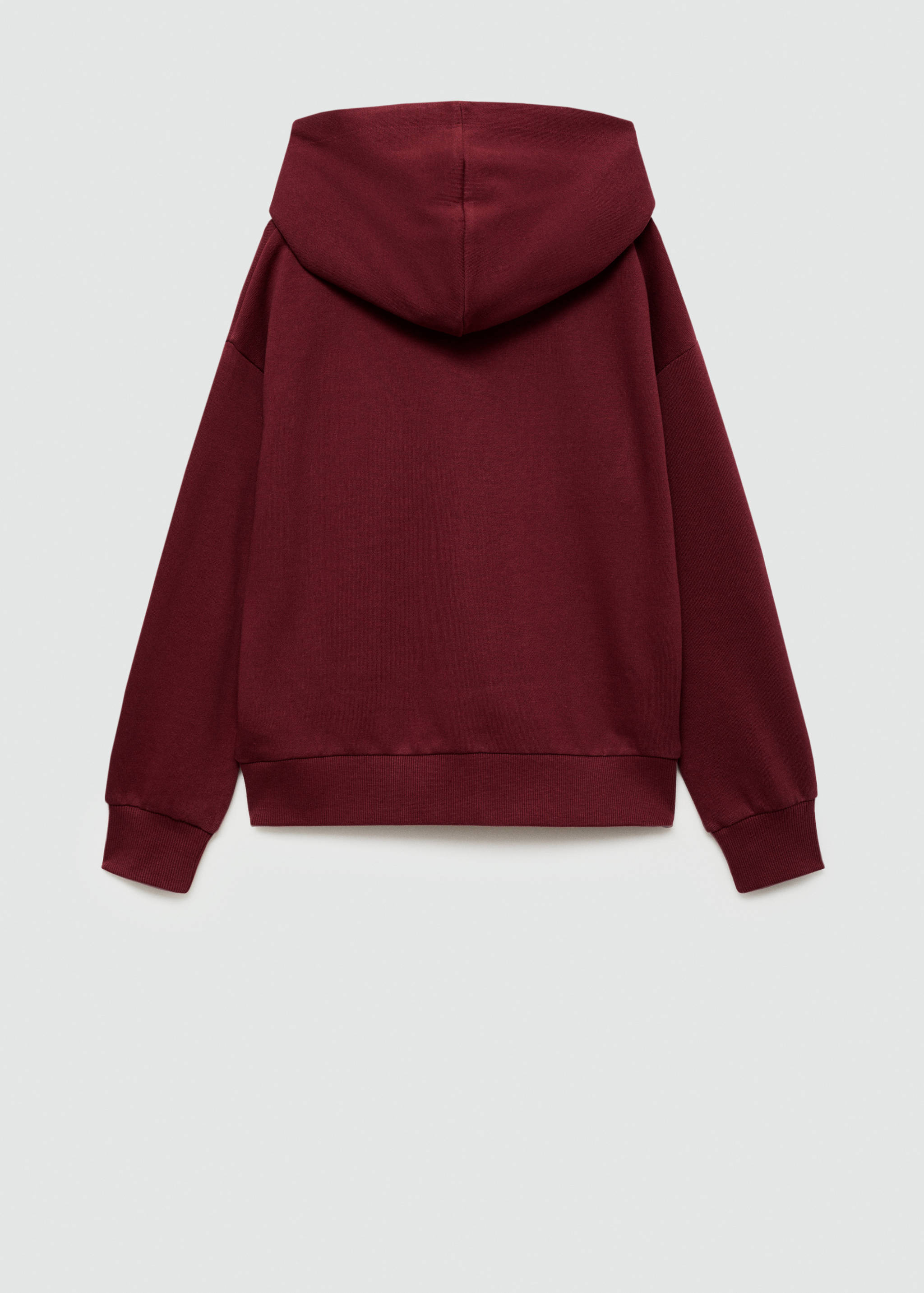 Sudadera estampada capucha - Reverso del artículo