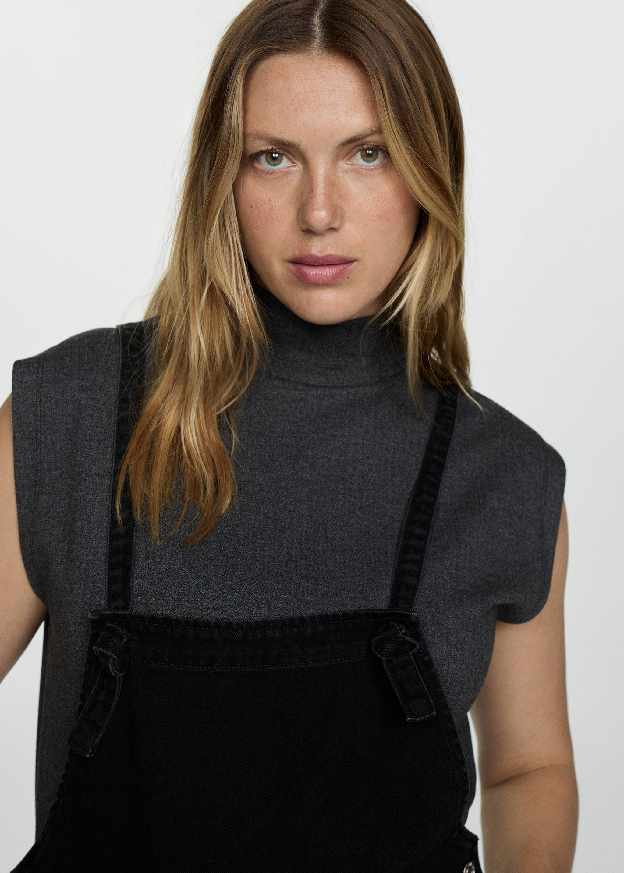 Salopette de grossesse en jean - Détail de l'article 1