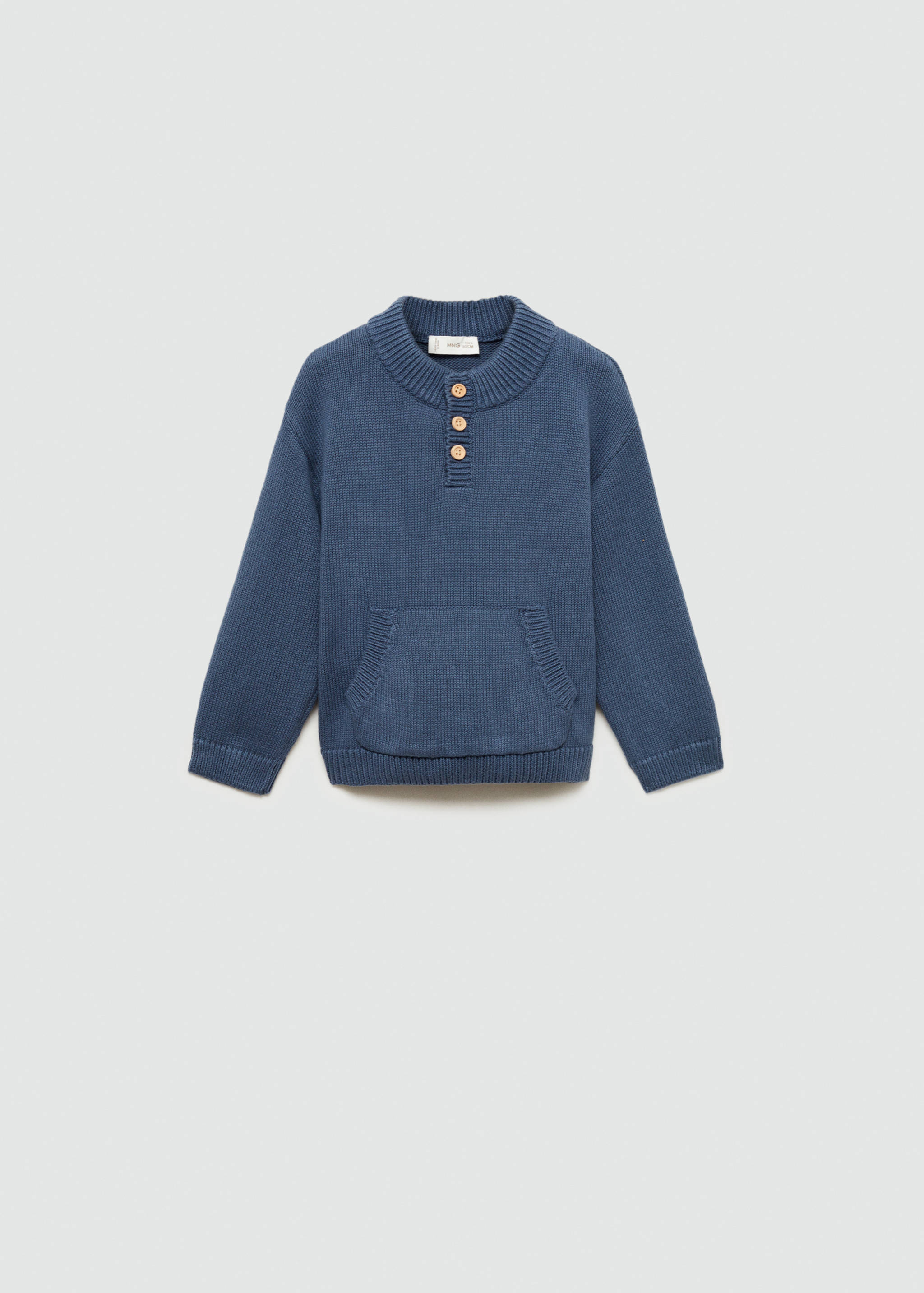 Camisola de malha com bolso de canguru - Artigo sem modelo