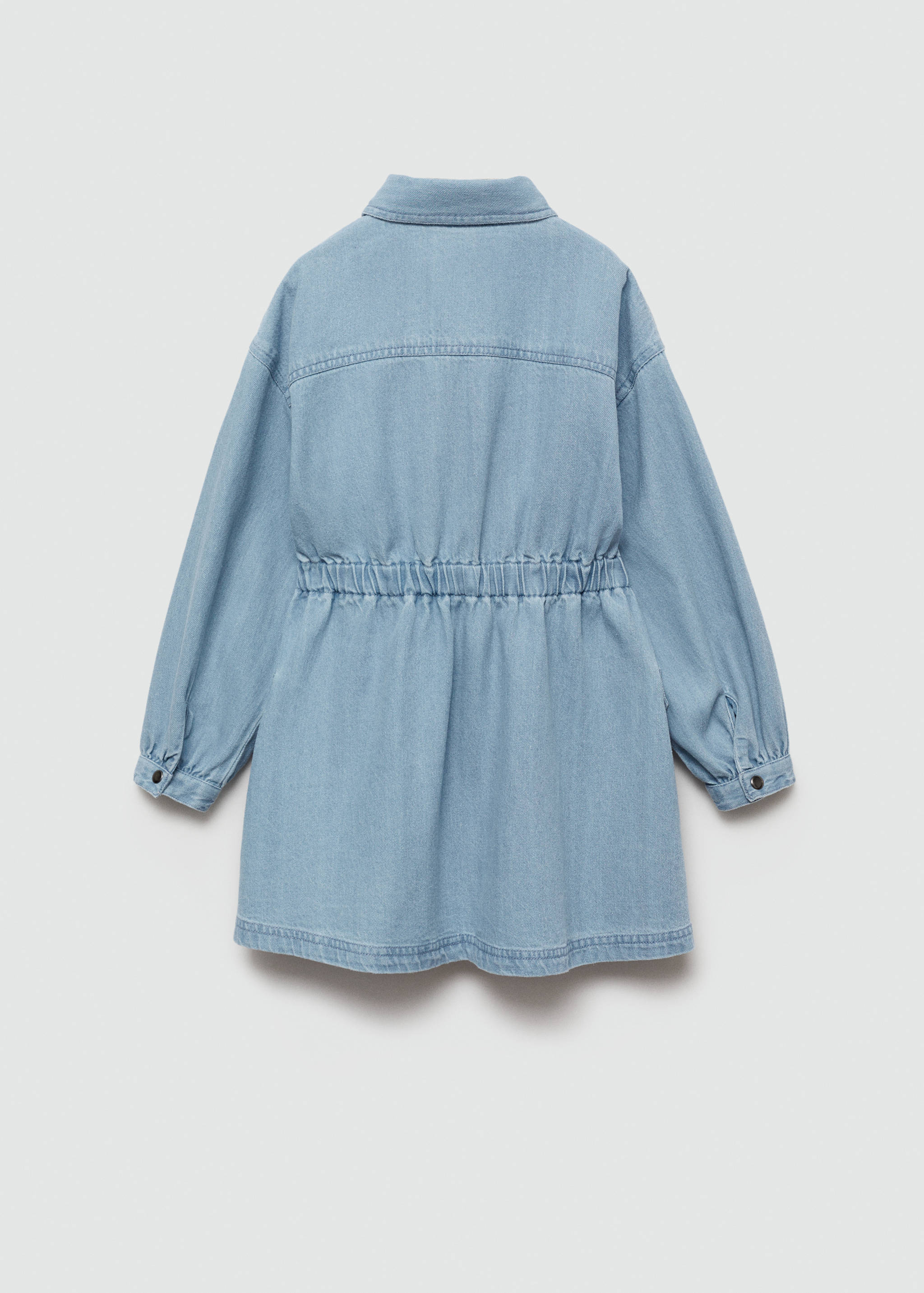 Denim shirt dress - Reverse of the article