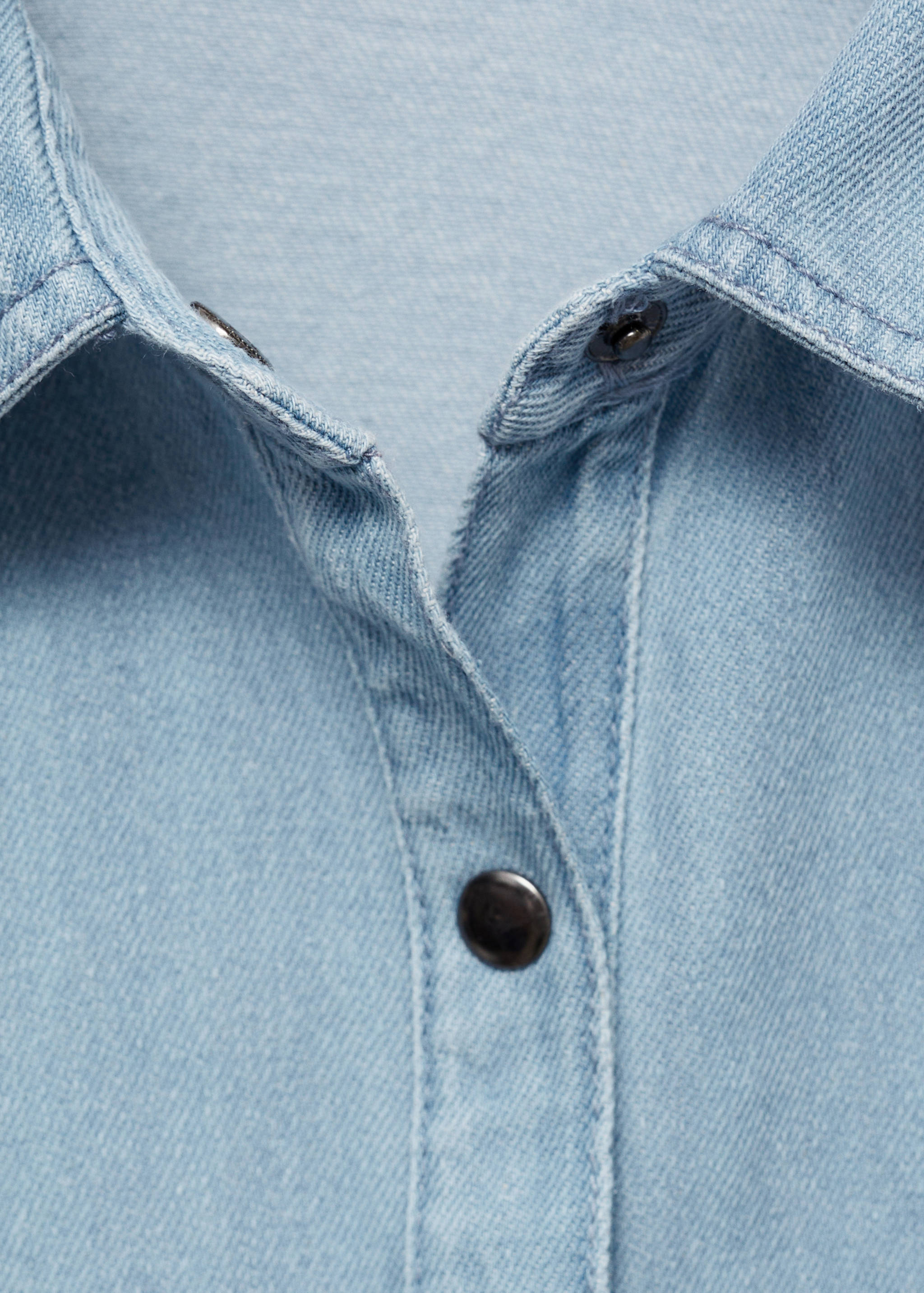 Denim shirt dress - Details of the article 8
