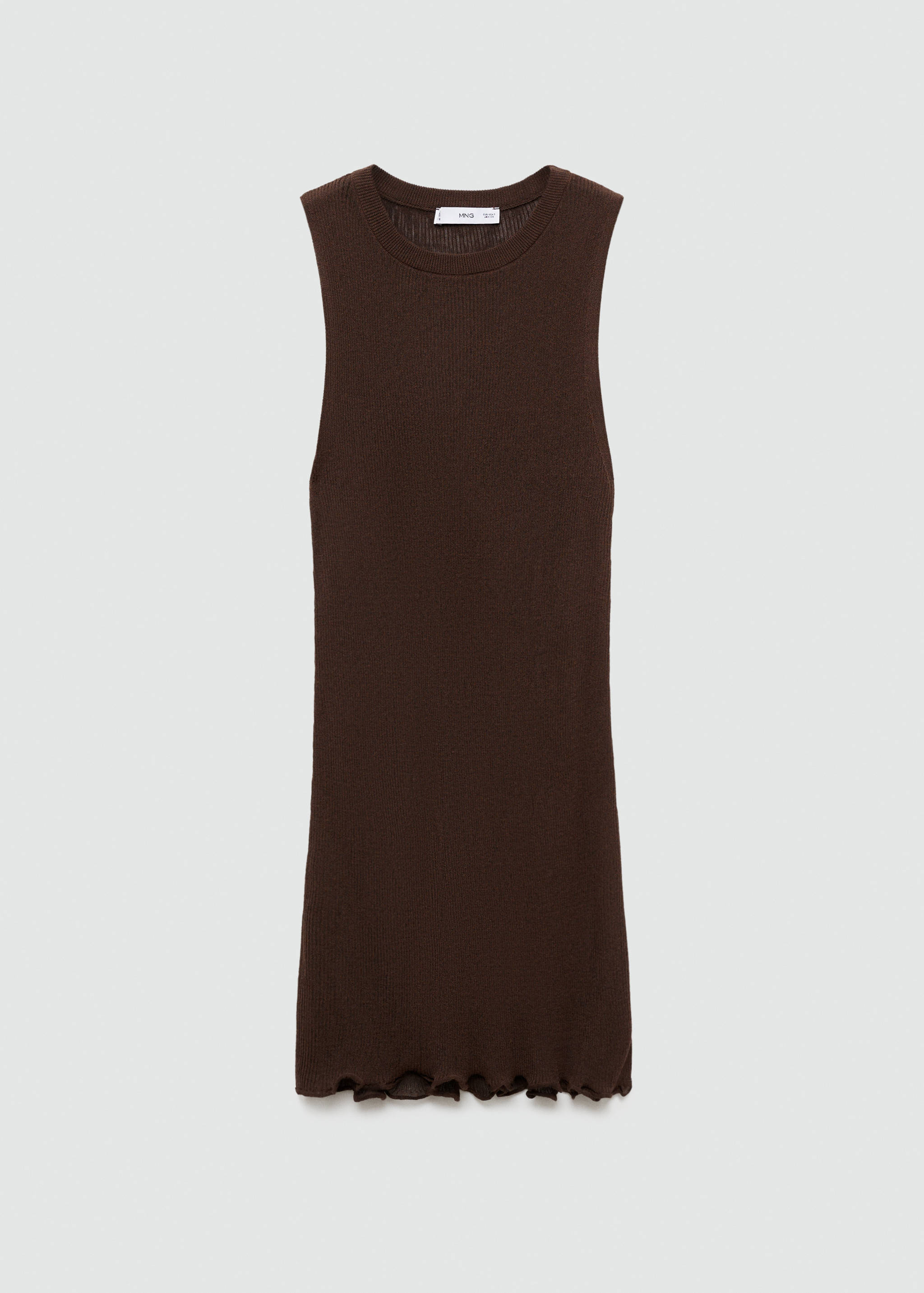 Short knitted dress - Article without model