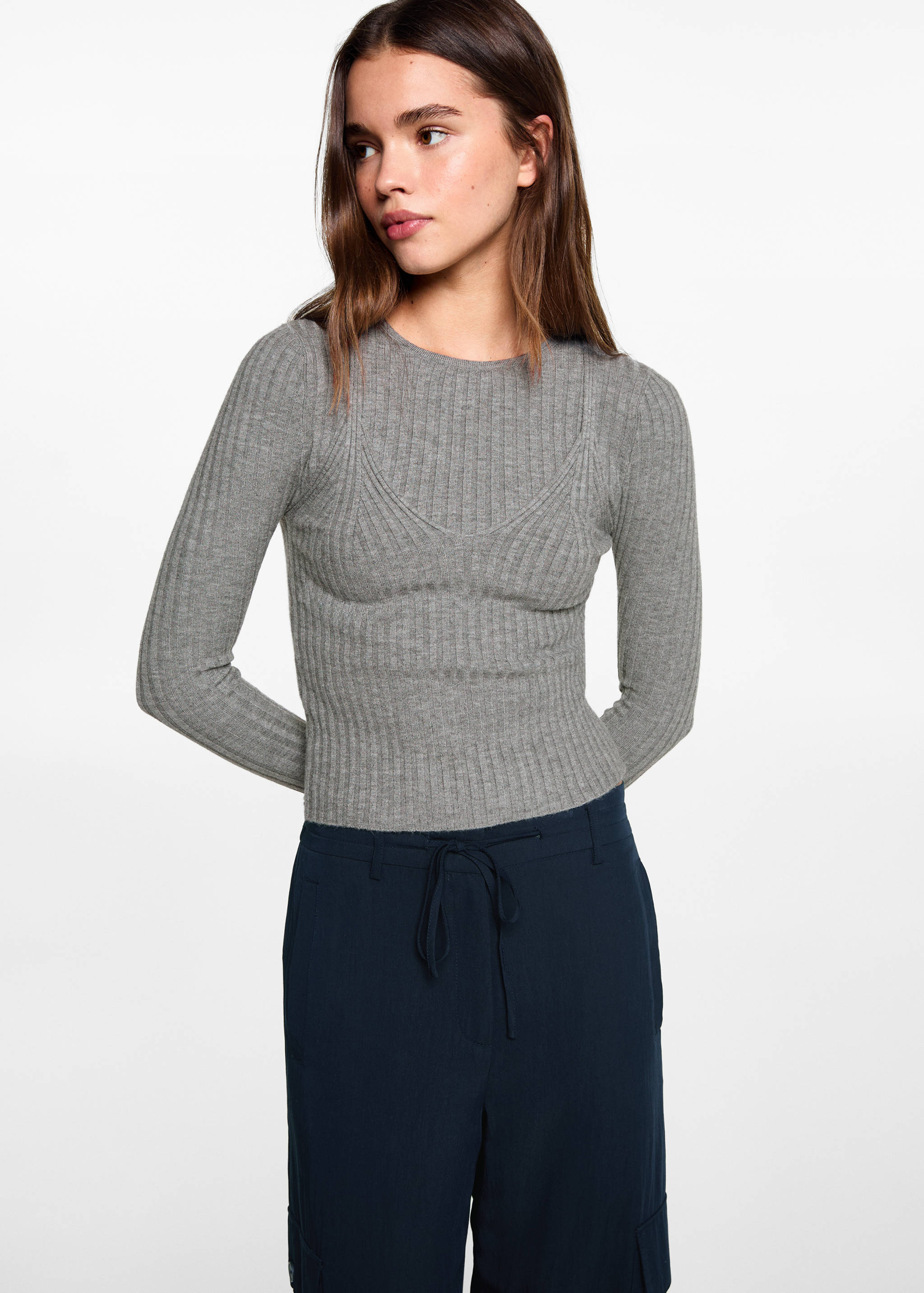 Flowy cargo trousers - Medium plane