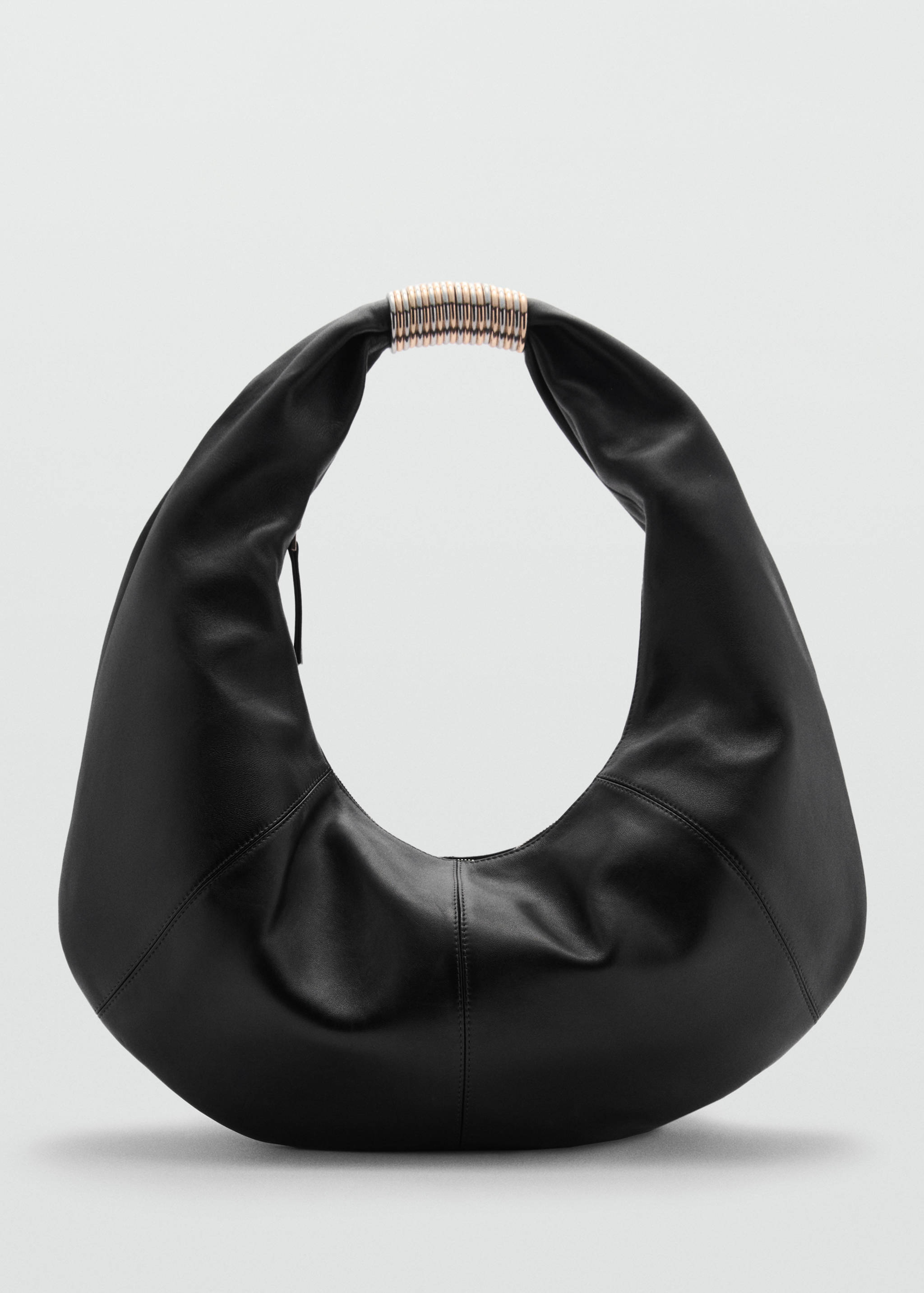 Leather bag with metallic detail - Article without model