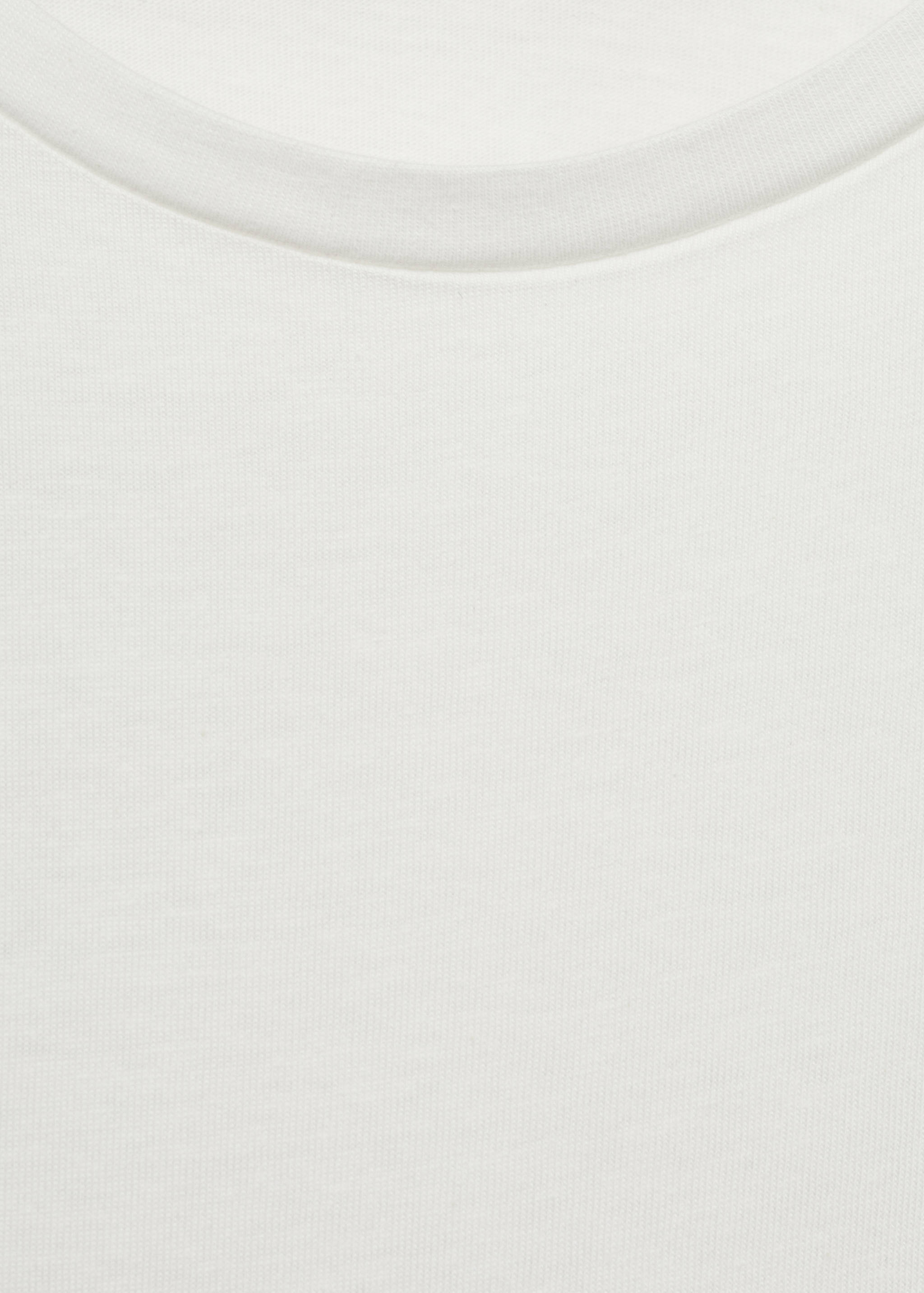 花边细节T恤 - null