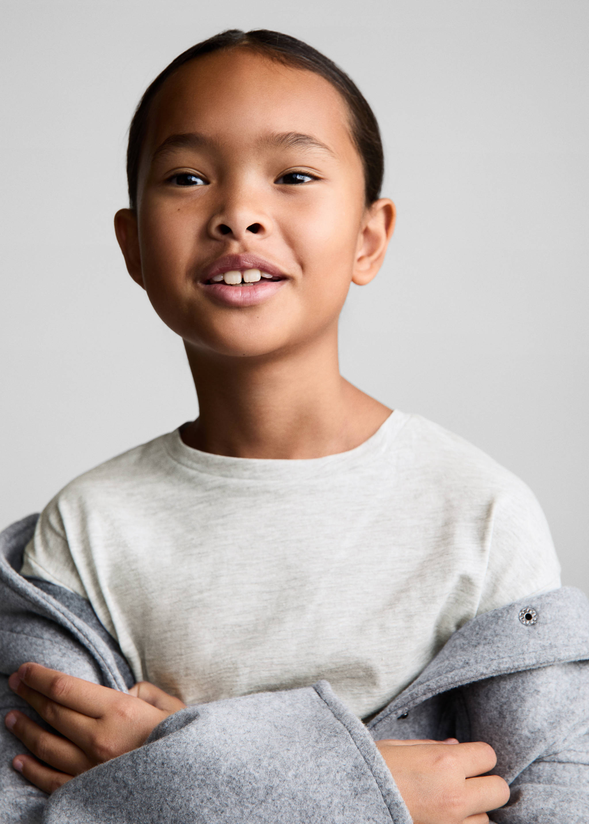 花边细节T恤 - null