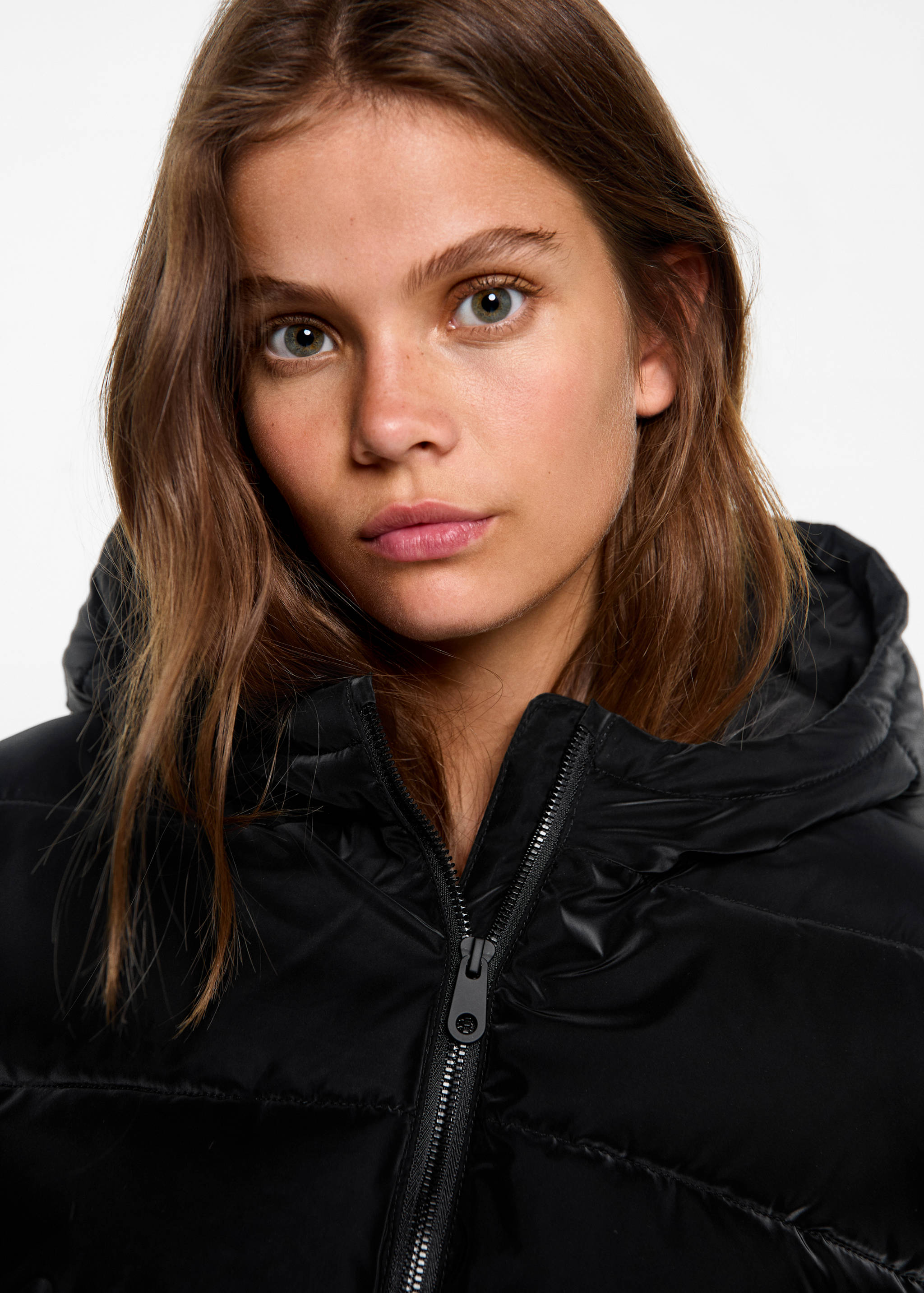 Kapüşonlu kapitone anorak - Ürün detayı 1