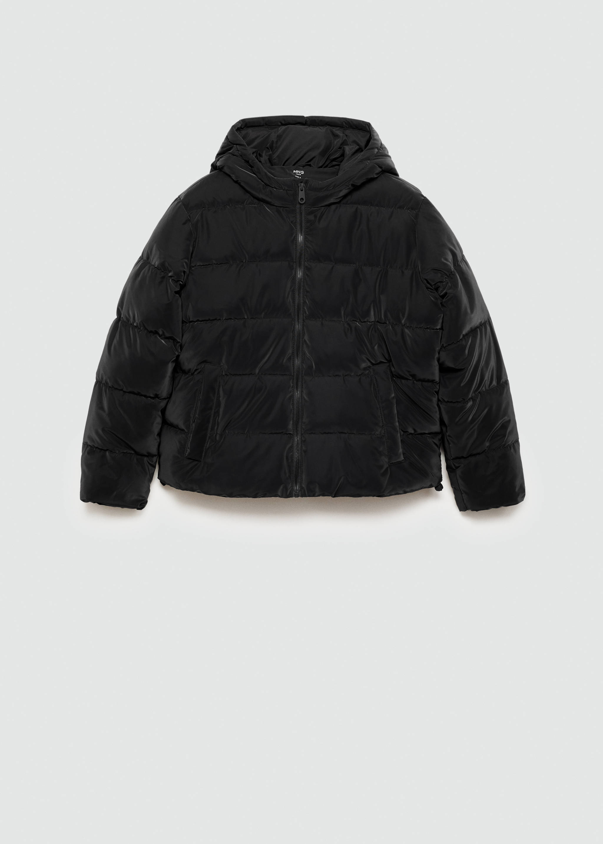 Hood puffer coat - Article without model