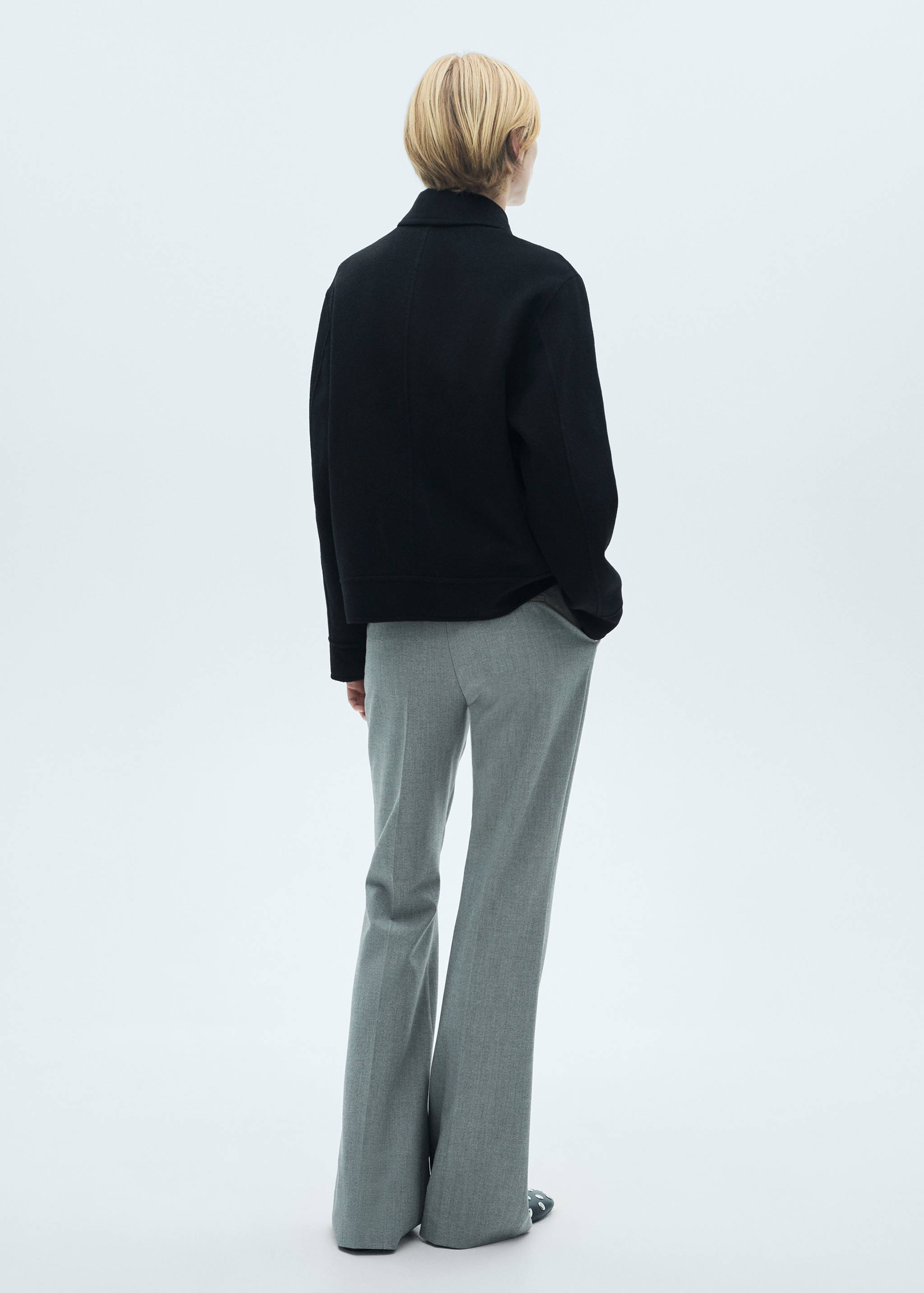 Veste laine à poches - Verso de l’article