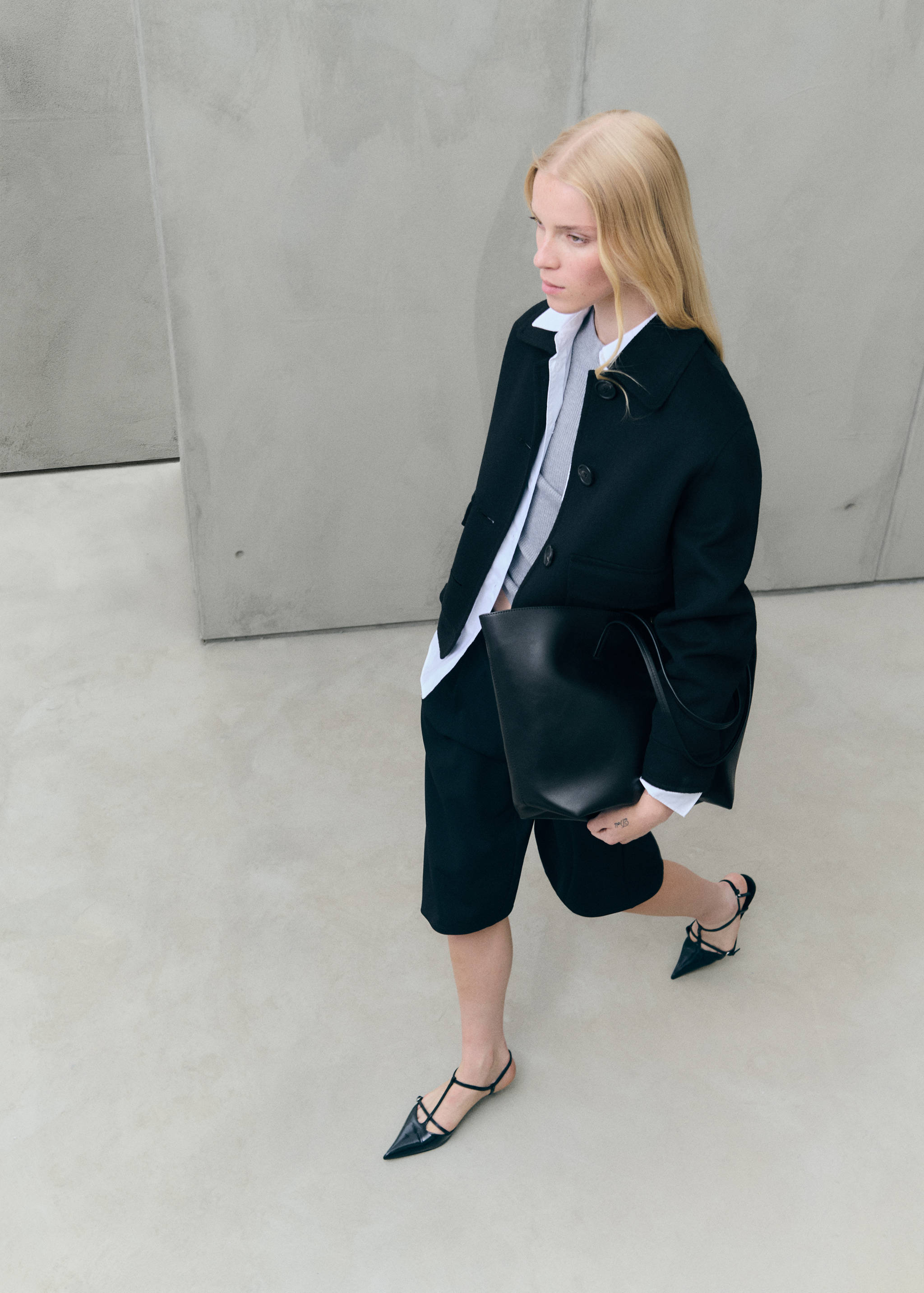 Veste laine à poches - Détail de l'article 6