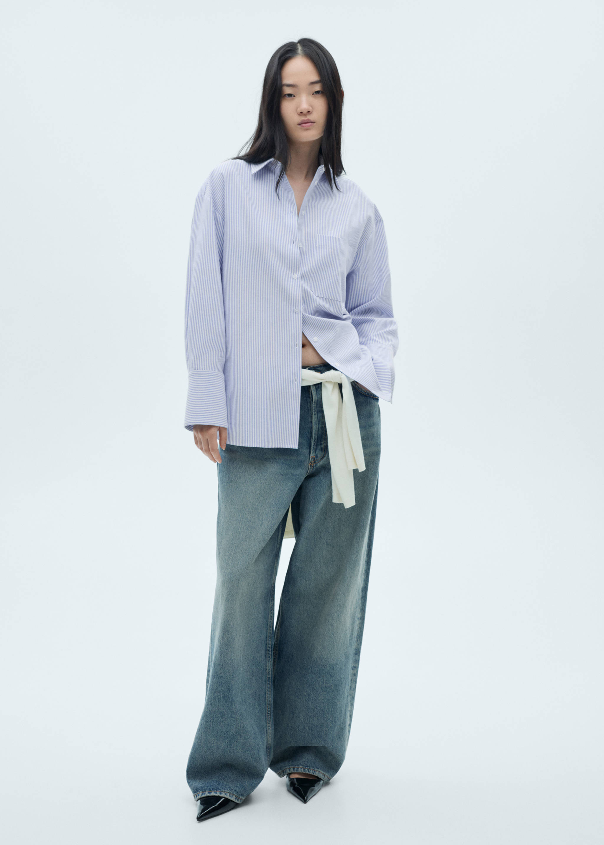 Striped cotton shirt - General plane