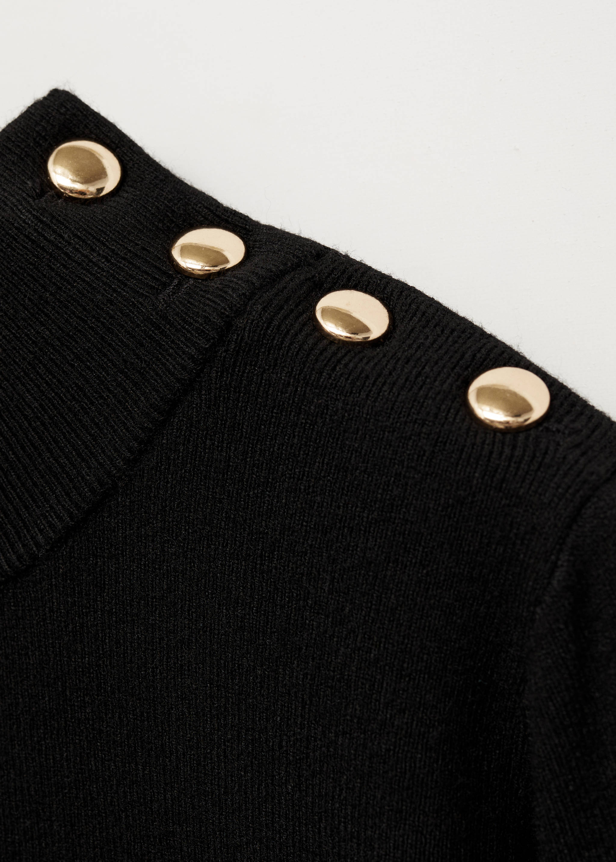 Sweater with shoulder buttons - Details of the article 0