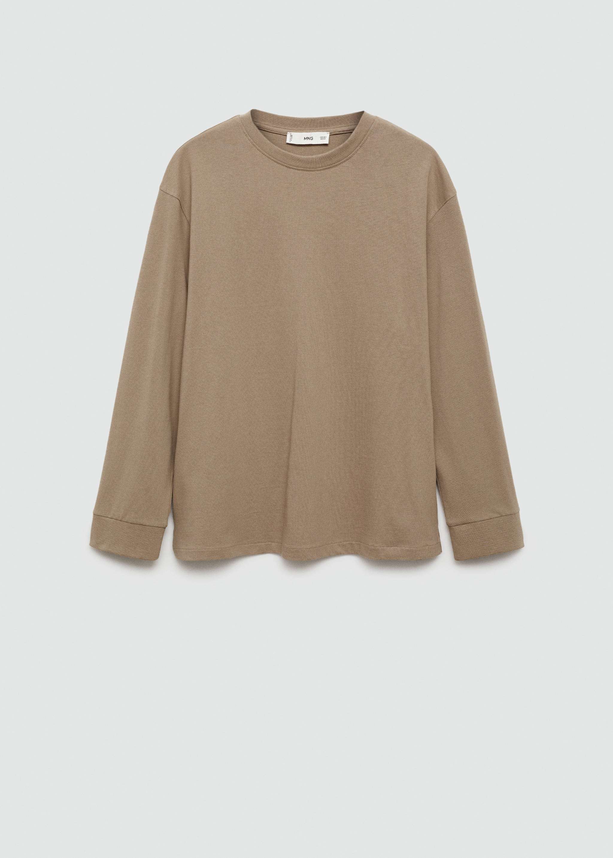 T-shirt coton manches longues - Article sans modèle