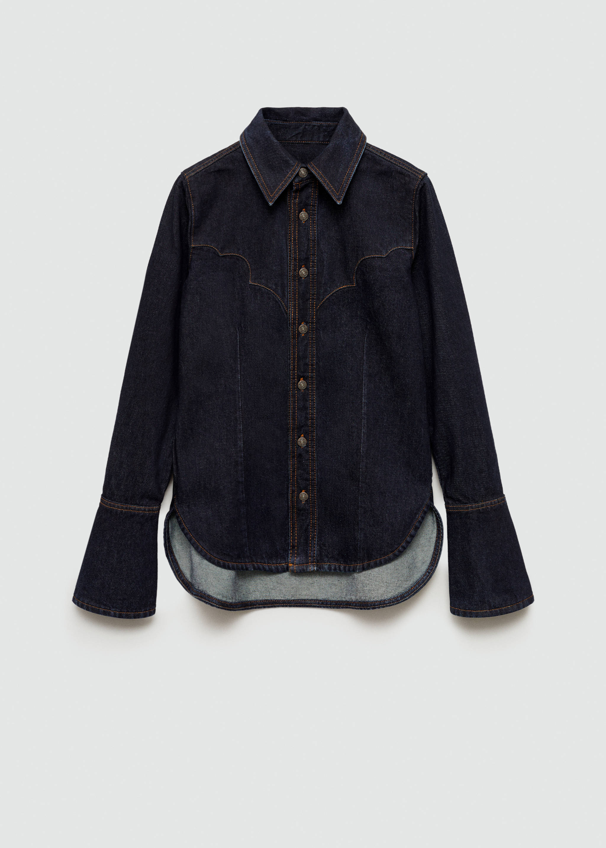 Chemise en jean coutures - Article sans modèle