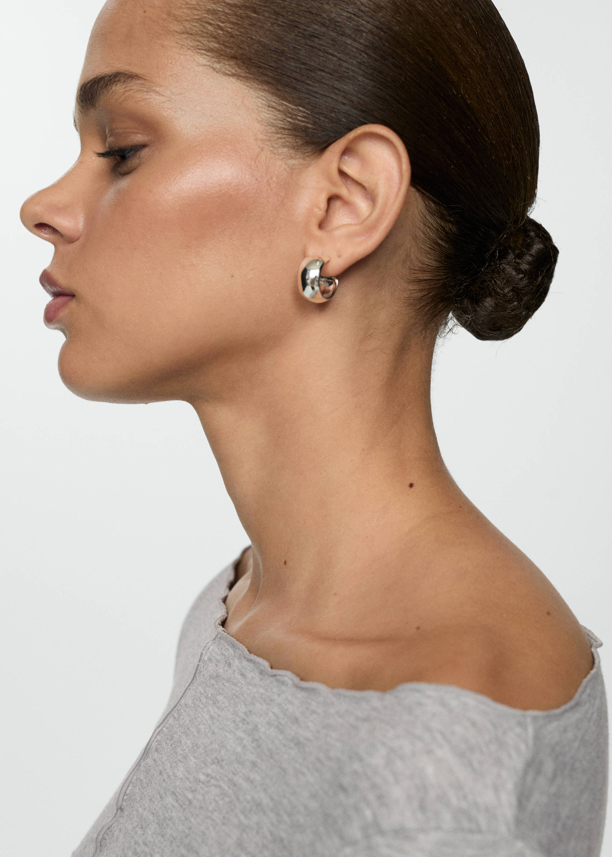 Ribbed long-sleeved t-shirt - Details of the article 1