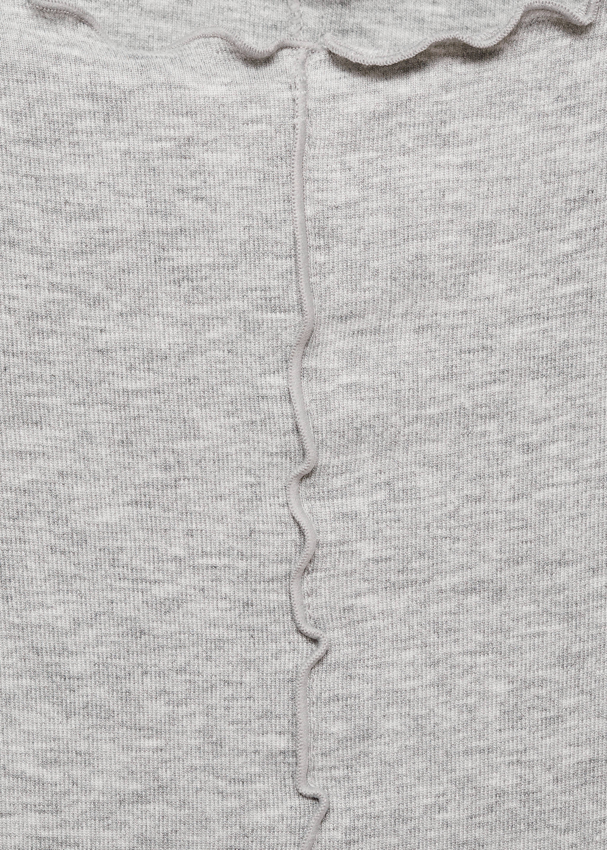 Ribbed long-sleeved t-shirt - Details of the article 8