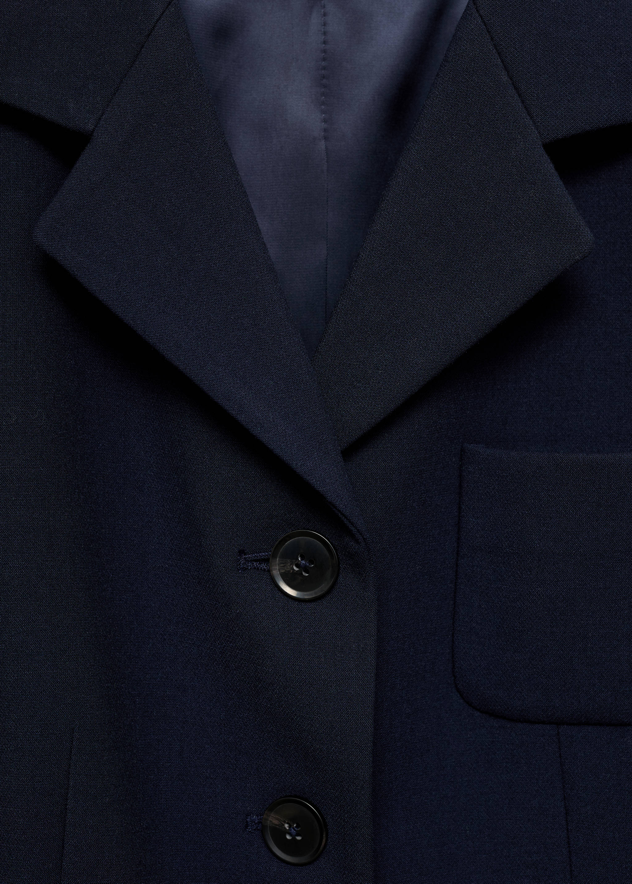 Cropped jacket with buttons - Details of the article 8