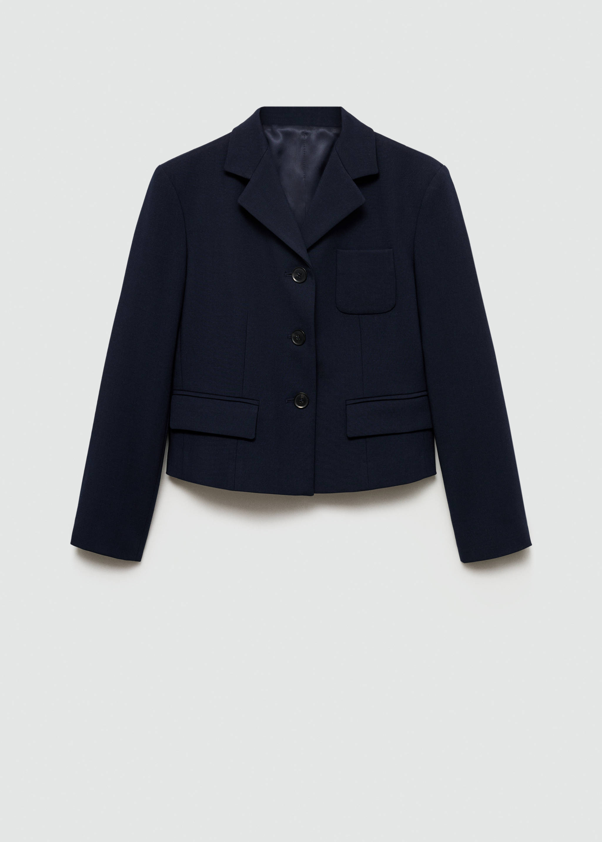 Cropped jacket with buttons - Article without model