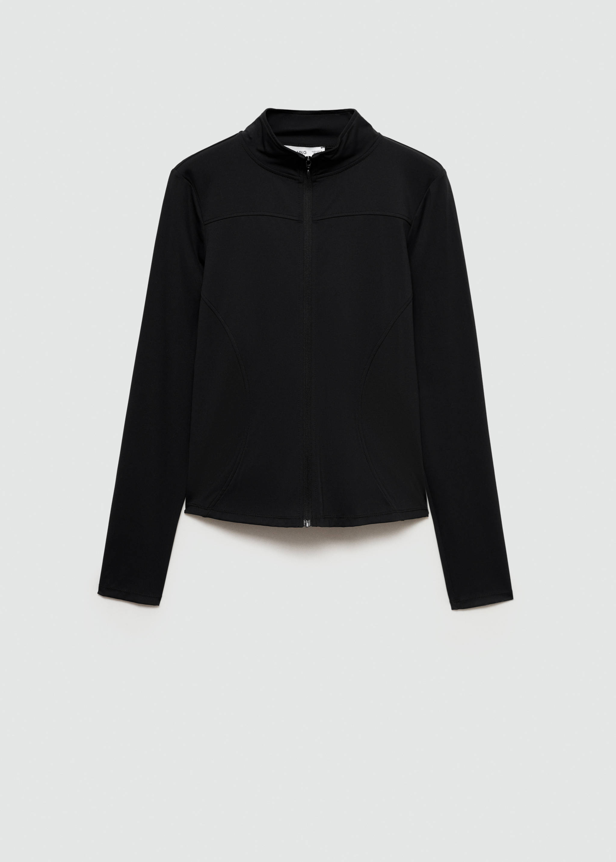 Приталенная куртка с молнией - Изделие без модели