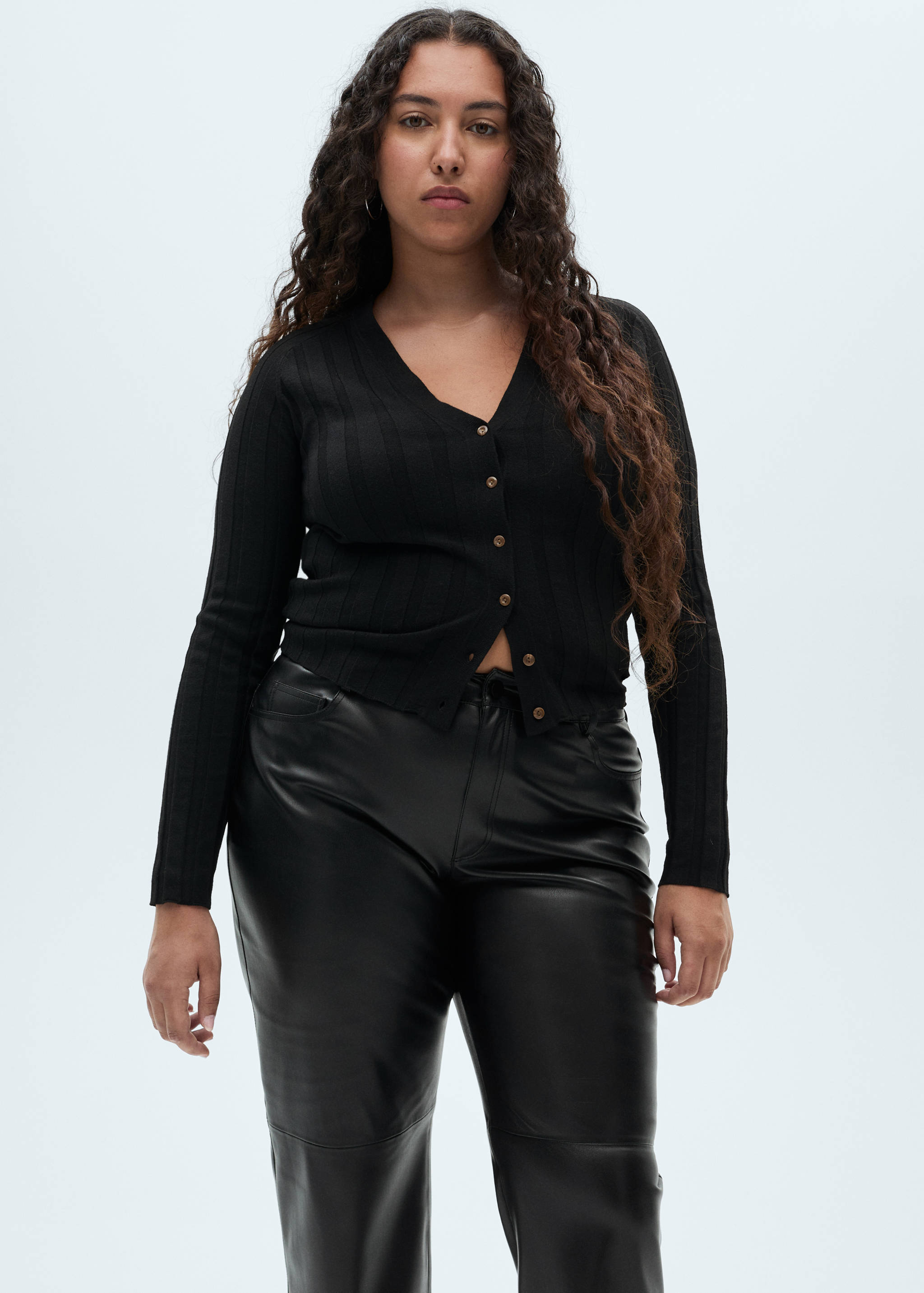 Pantalon droit cuir synthétique - Détail de l'article 5