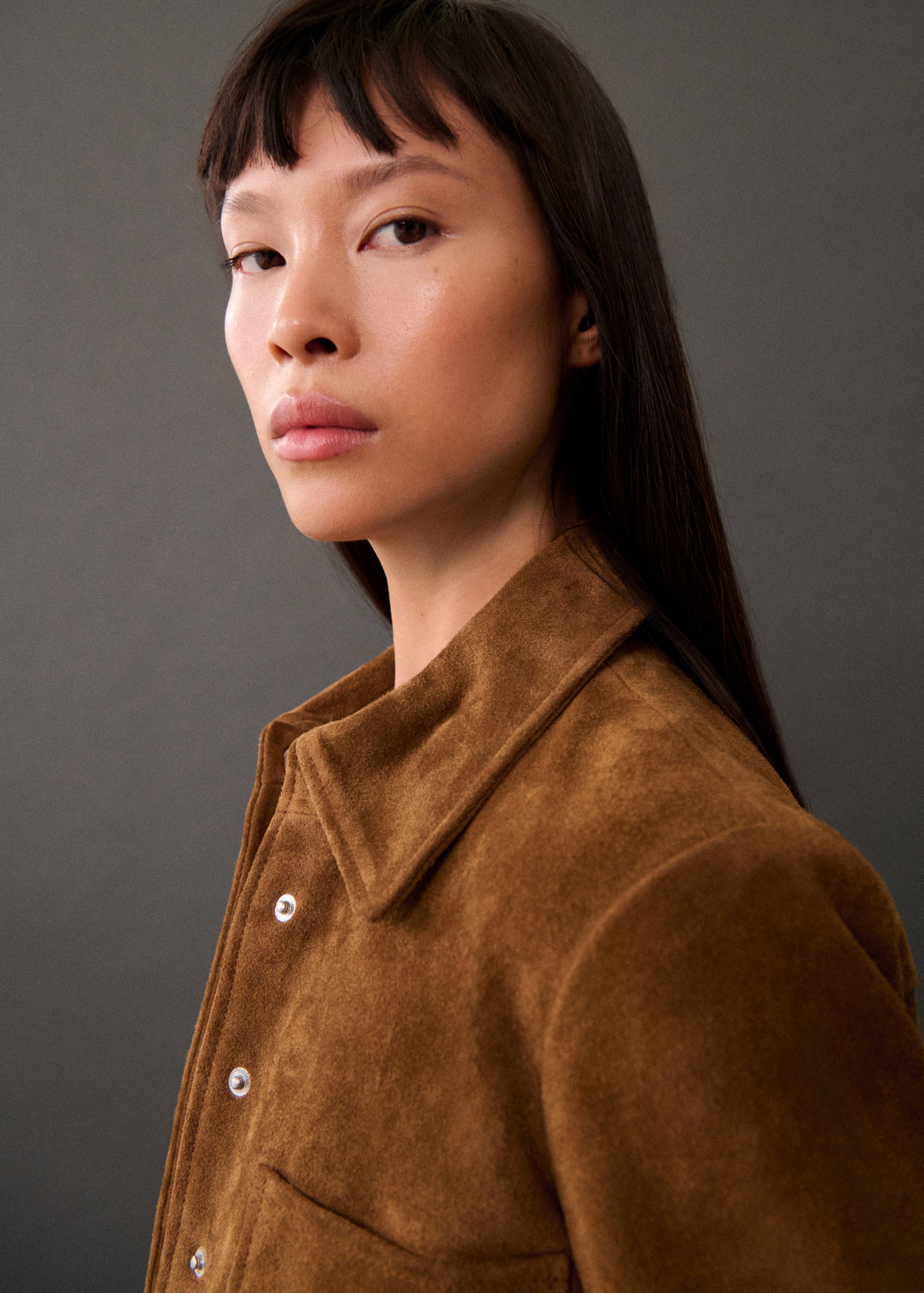 Cazadora piel botones - Detalle del artículo 1