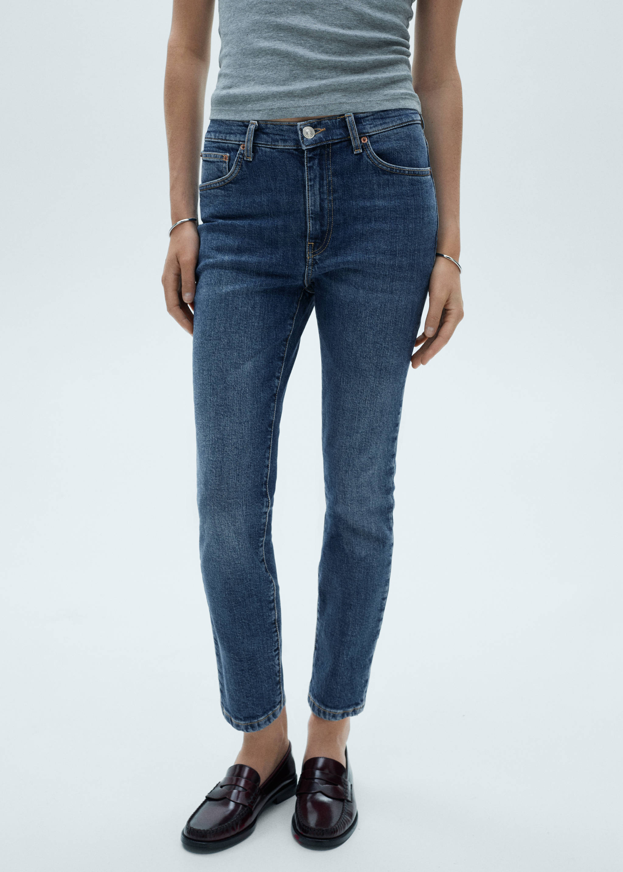 Claudia slim-fit cropped jeans - Details of the article 3