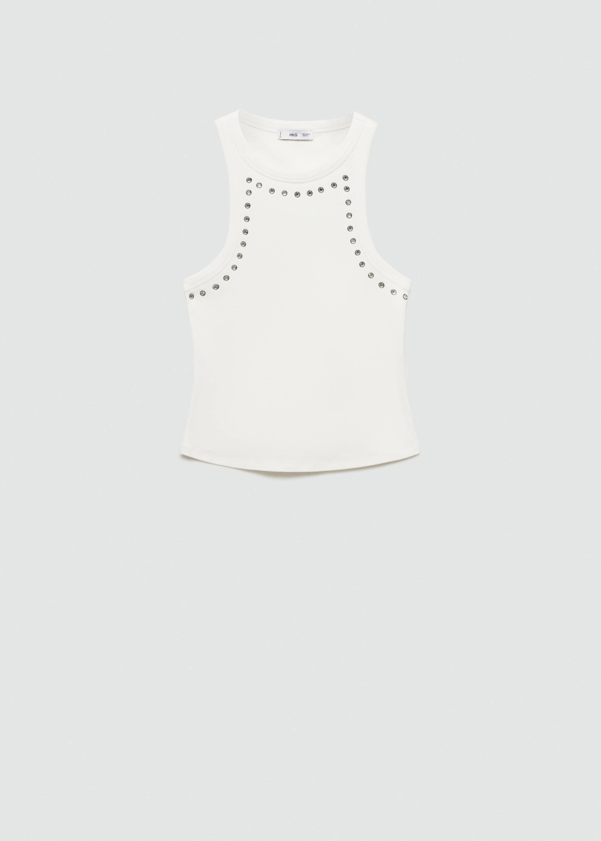 Crop top cristaux - Article sans modèle