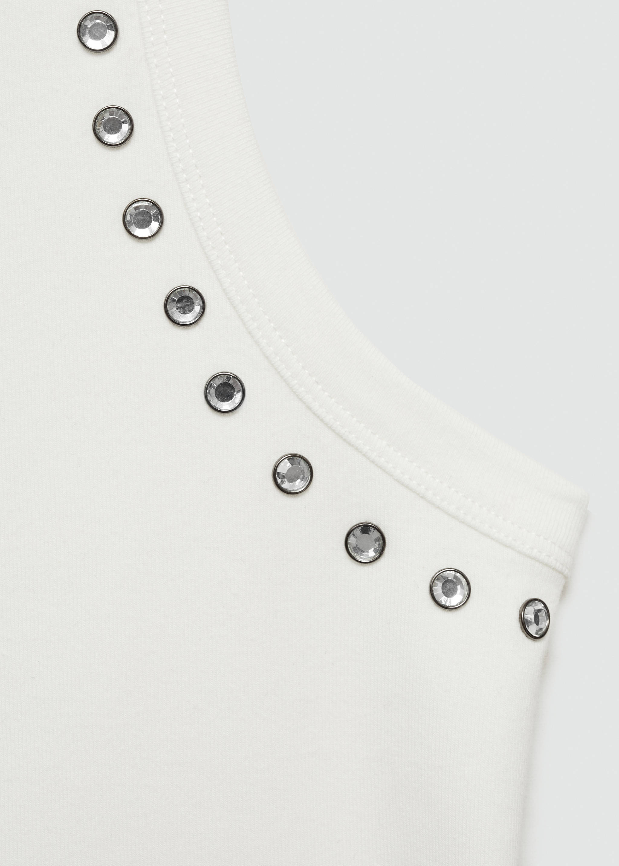 Crop top cristaux - Détail de l'article 0