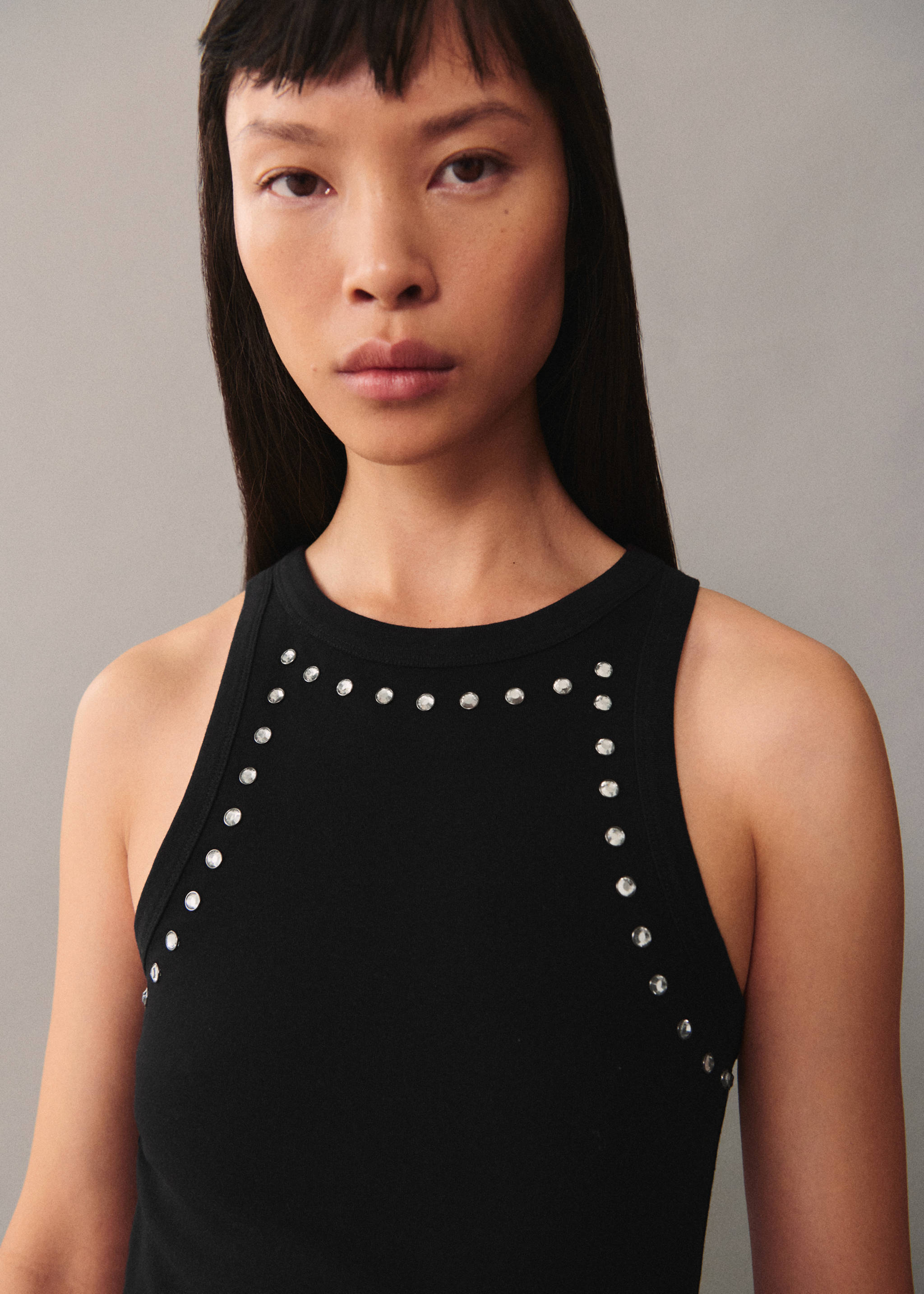 Crop top cristaux - Détail de l'article 1