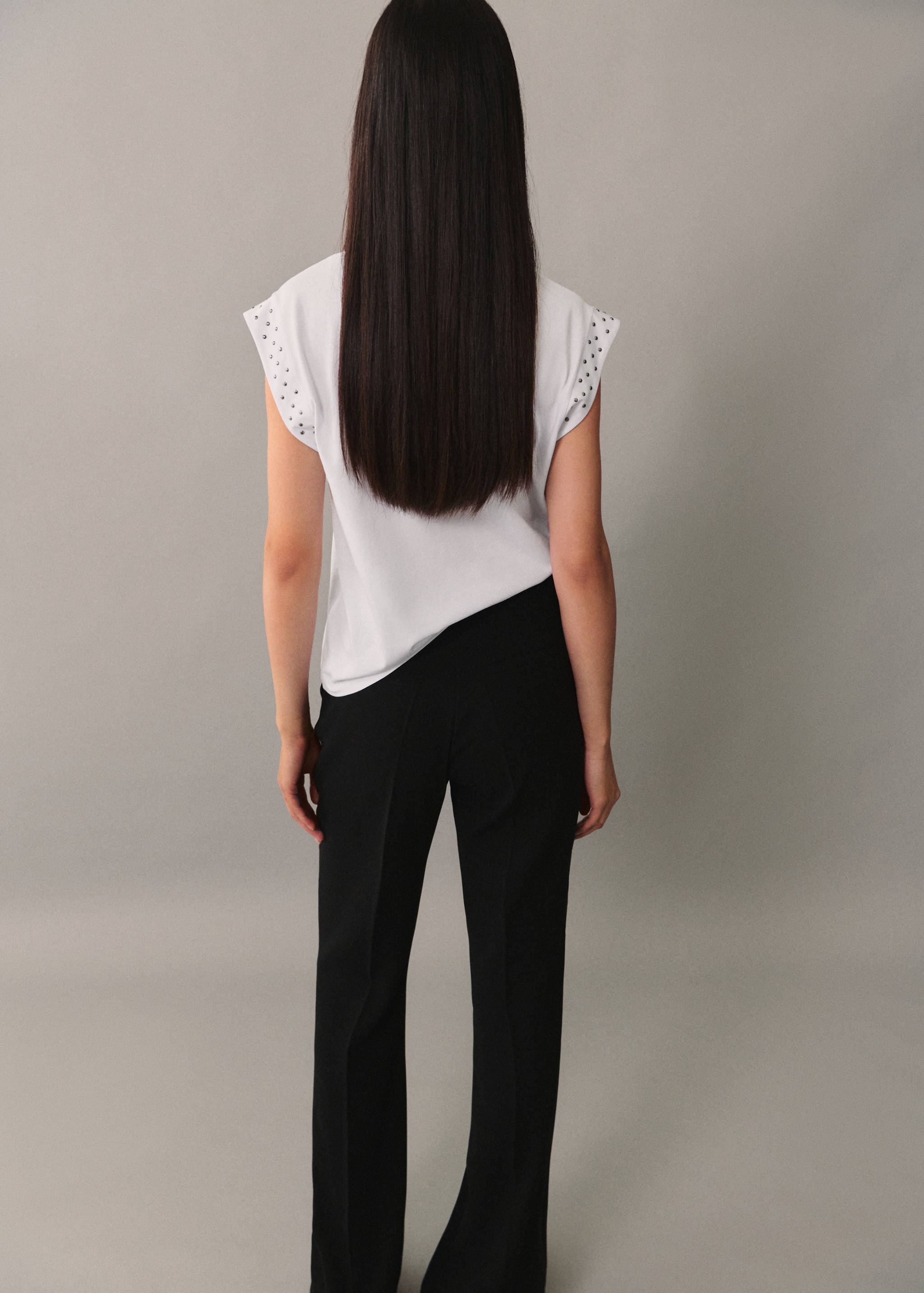 T-shirt sans manches clouté - Verso de l’article