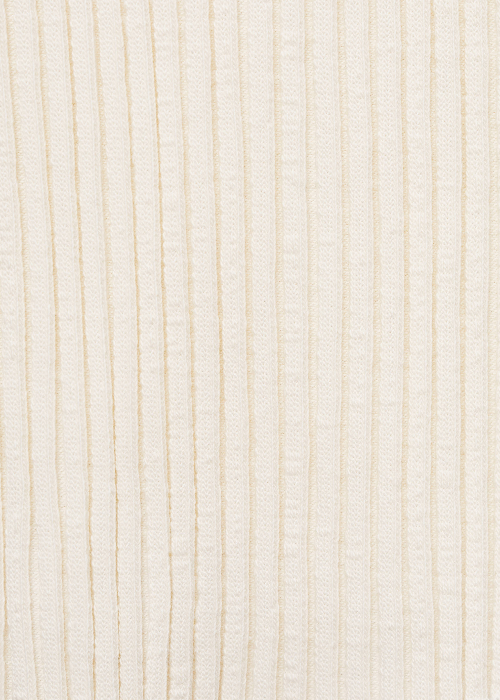 Knitted top with side buttons - Details of the article 0