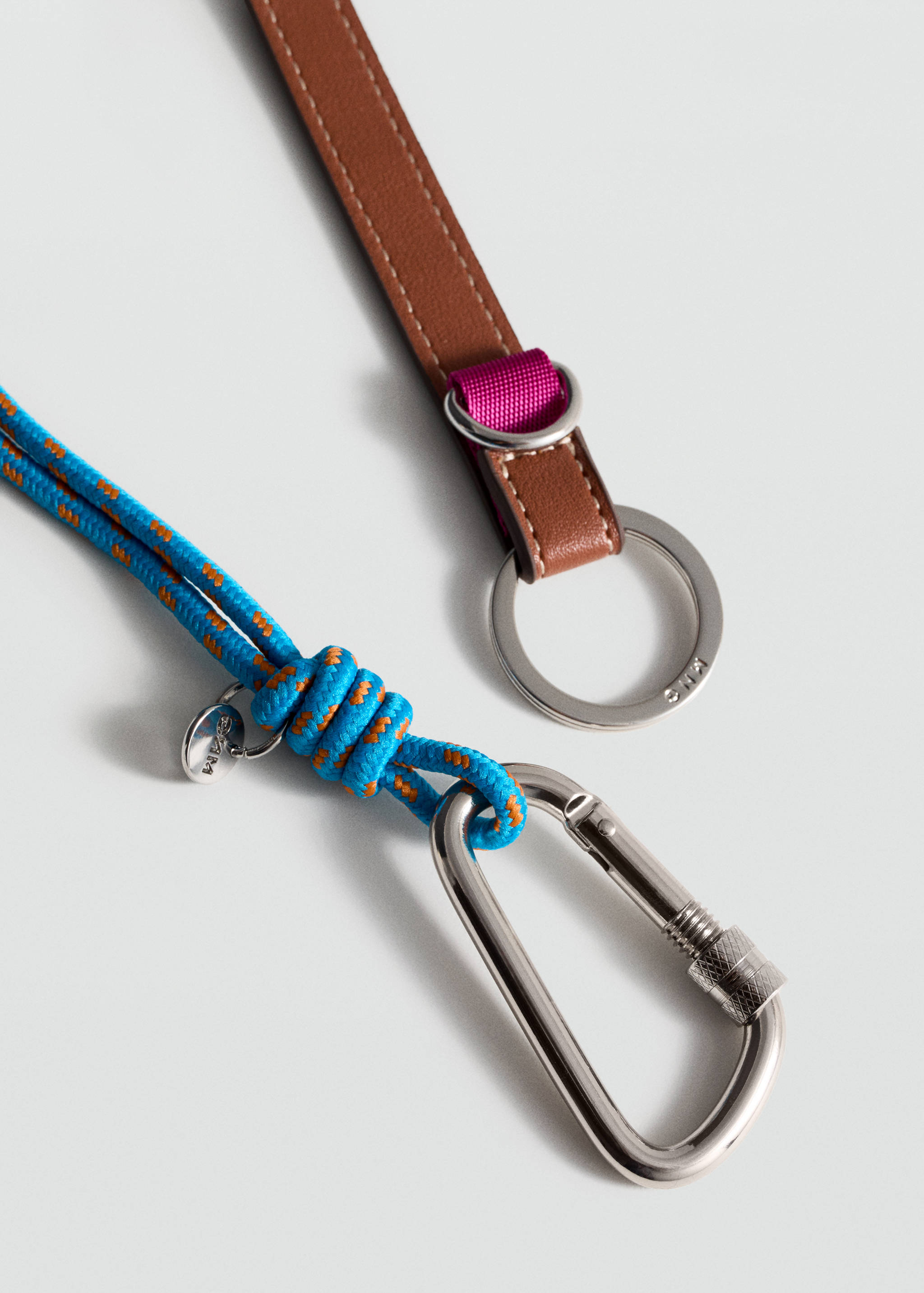 Carabiner keyring with combination - Medium plane