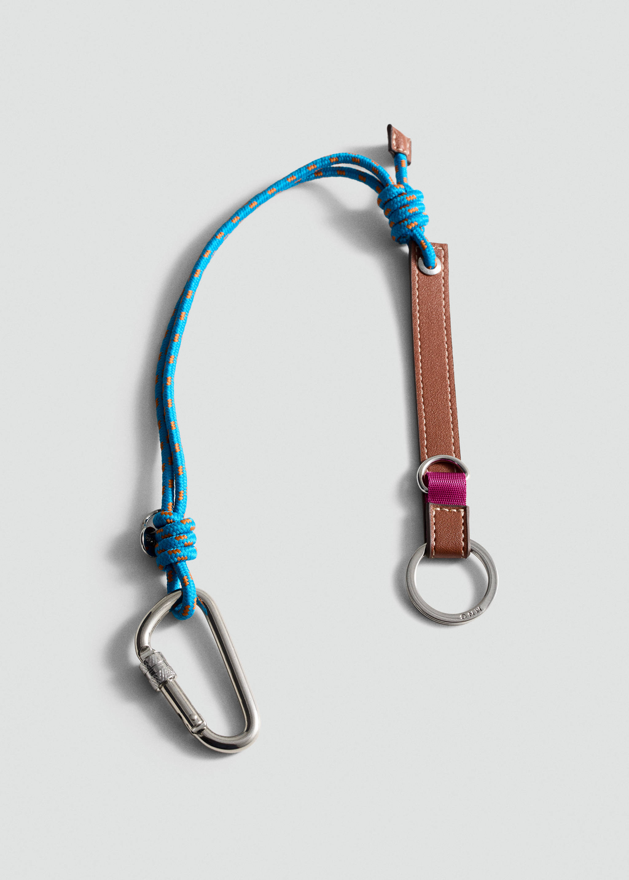Carabiner keyring with combination - Article sans modèle