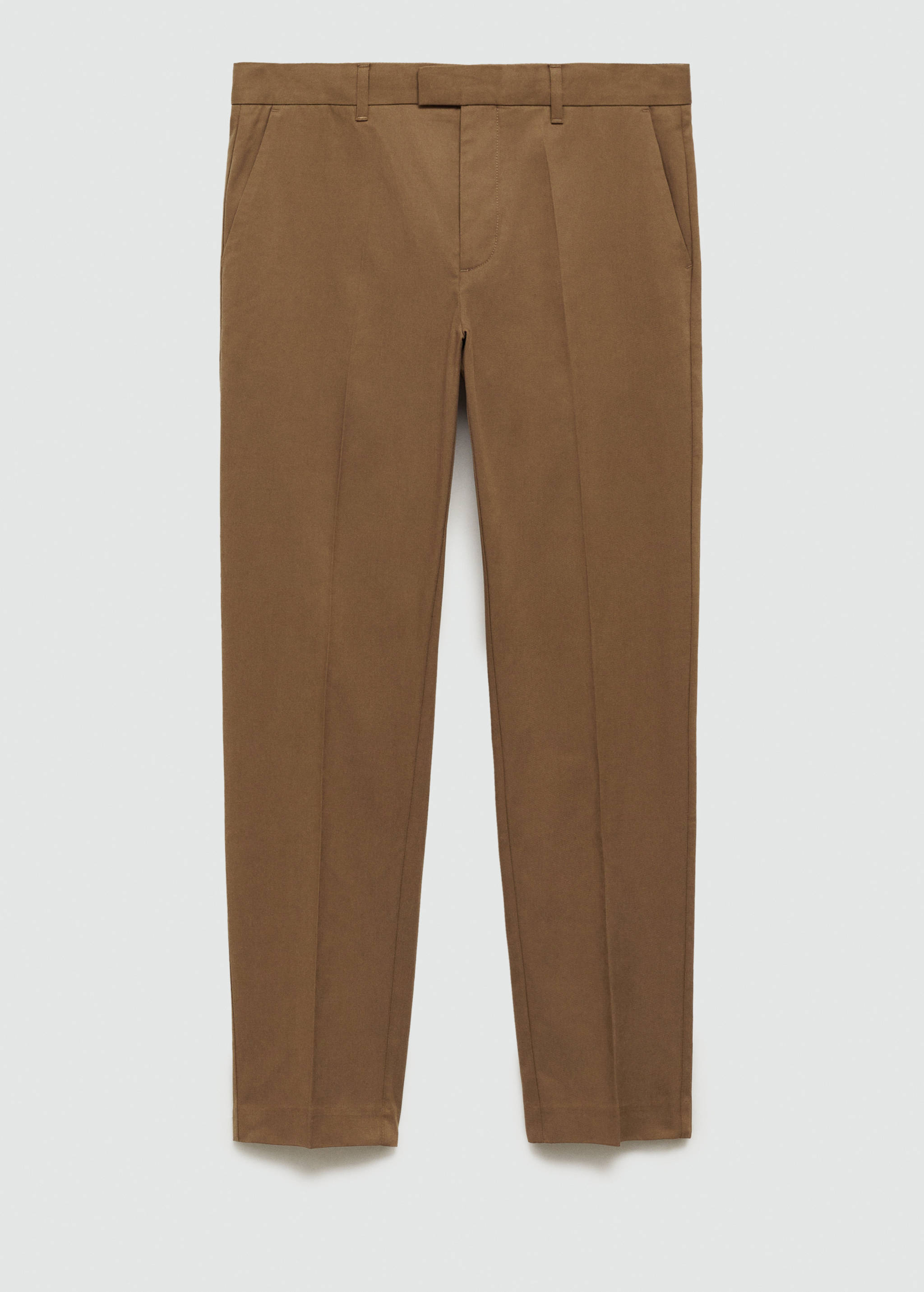Regular-fit cotton trousers - Article without model