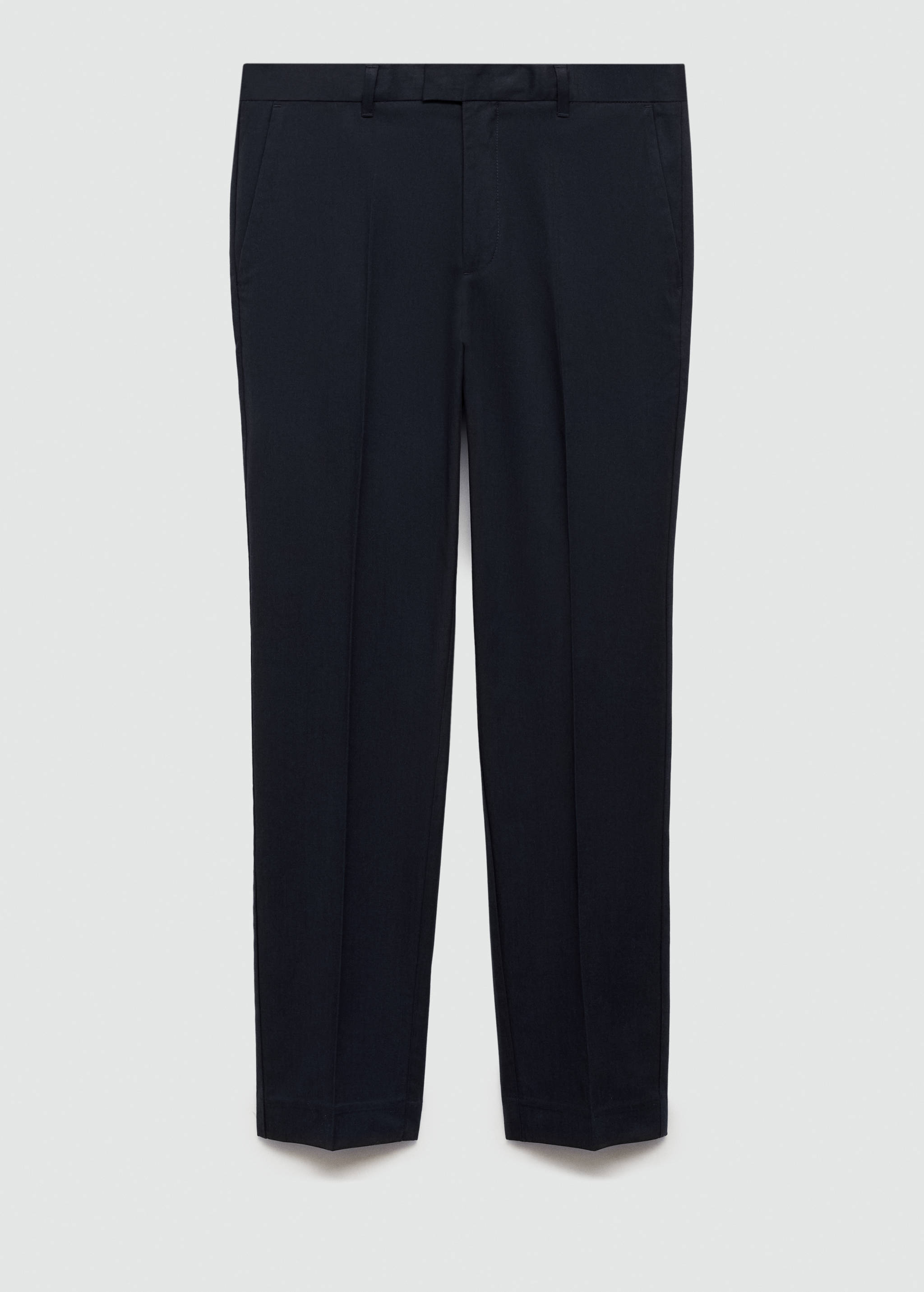 Regular-fit cotton trousers - Article without model